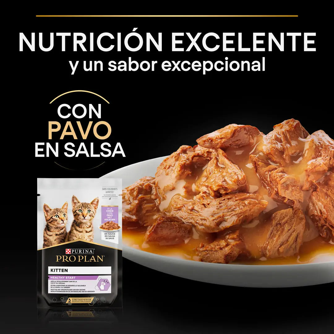 Pro Plan Cat Sobre Kitten Pavo 85 g al mejor precio -todoastorenimal.com