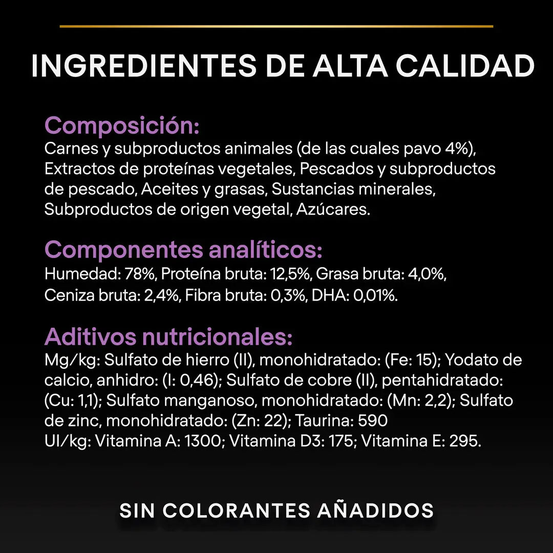 Pro Plan Cat Sobre Kitten Pavo 85 g al mejor precio -todoastorenimal.com