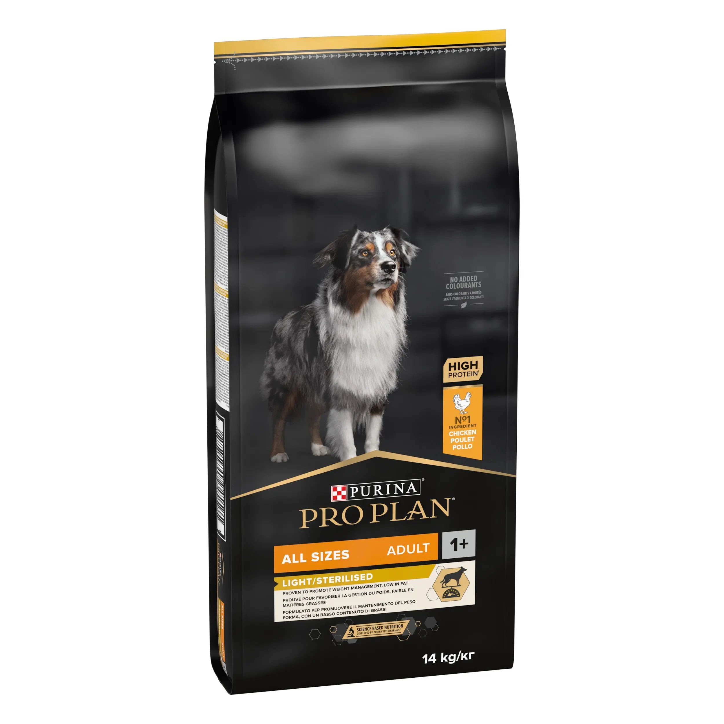 Pro Plan Dog AllSize Adult Light Sterilized Pollo 14 kg al mejor precio -todoastorenimal.com