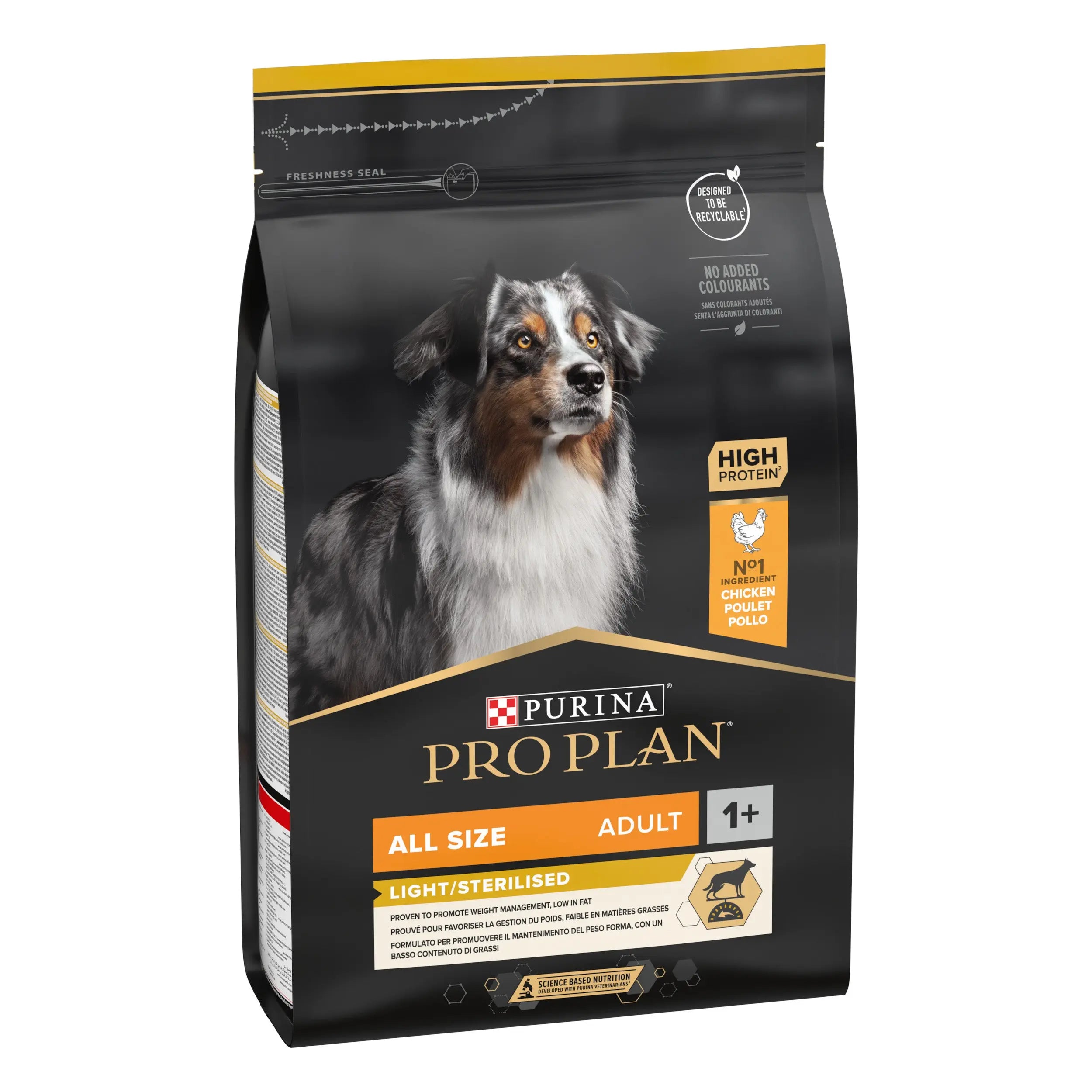Pro Plan Dog Allsize Adult Light Sterilized Pollo 3 kg al mejor precio -todoastorenimal.com