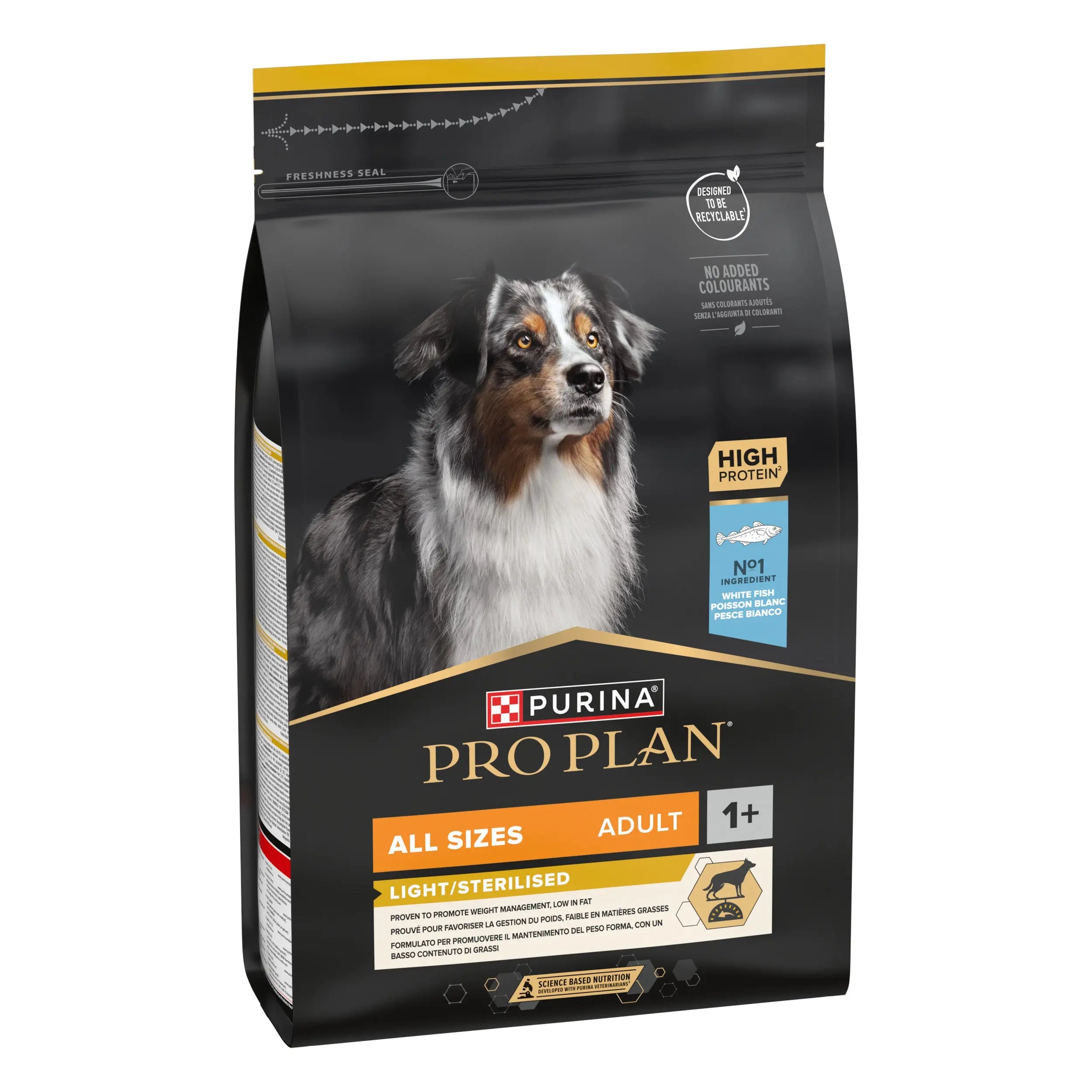 Pro Plan Dog Allsize Light Sterilized Pescado 3 kg al mejor precio -todoastorenimal.com