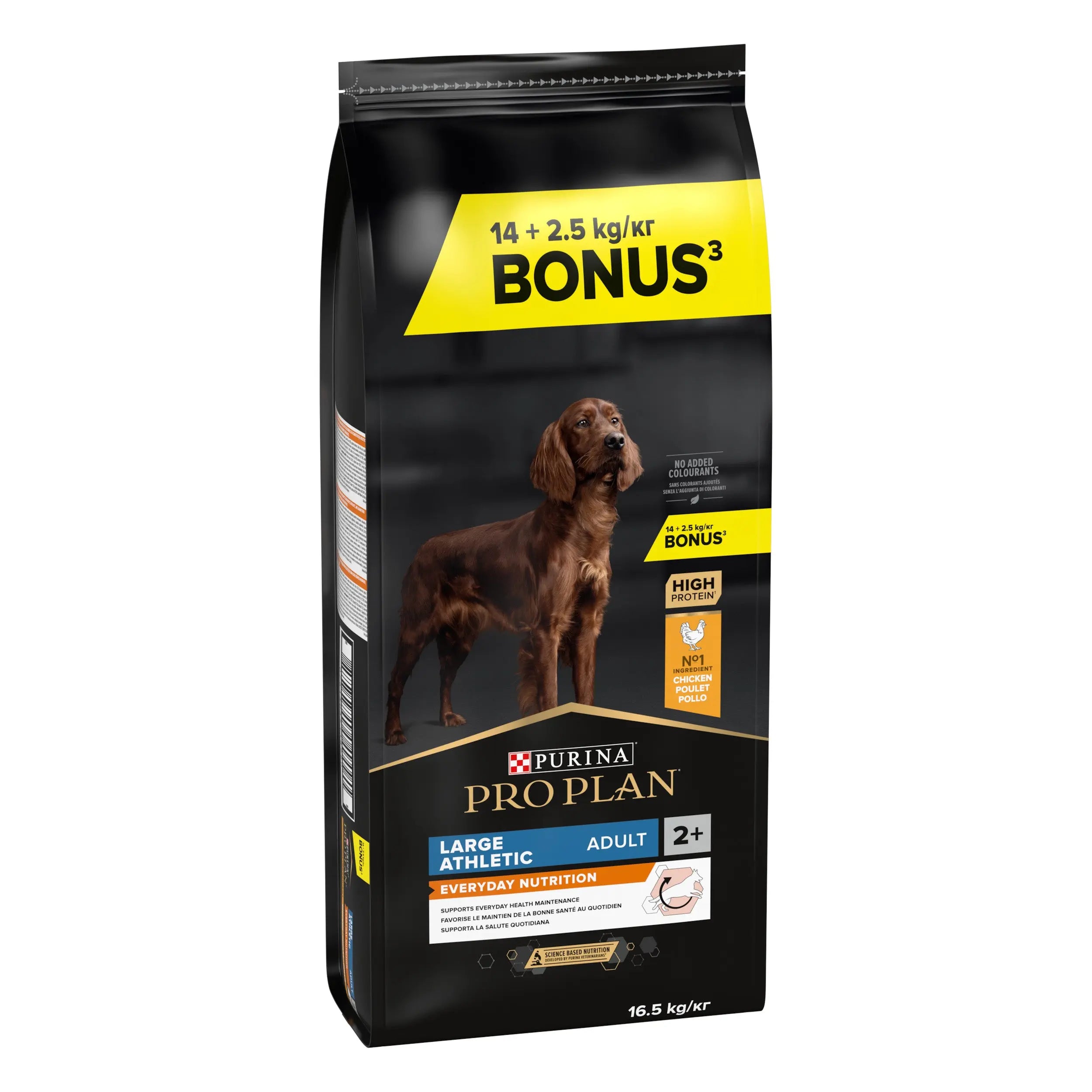 Pro Plan Dog Large Athletic Adult Pollo 14 kg+2,5 kg gratis al mejor precio -todoastorenimal.com