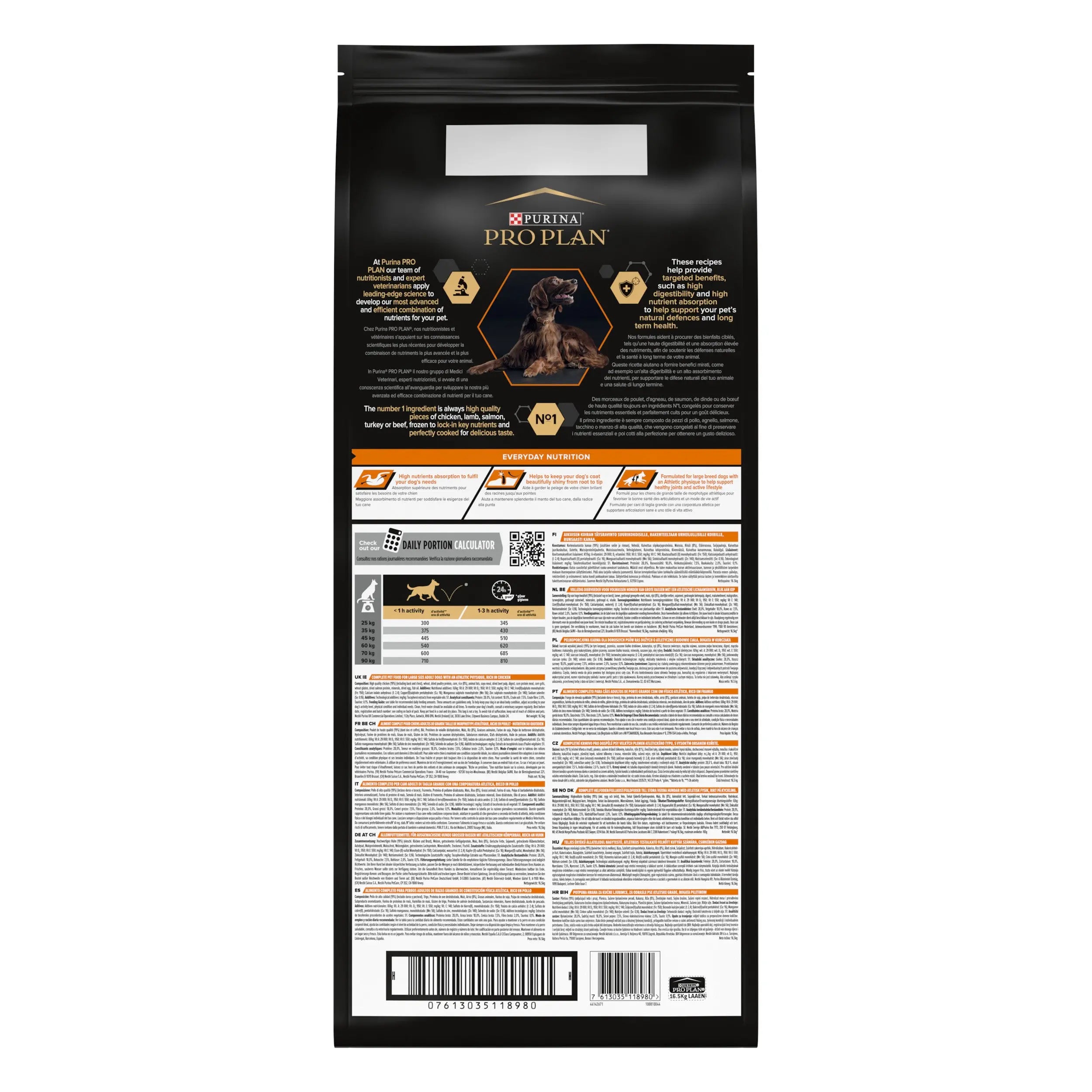 Pro Plan Dog Large Athletic Adult Pollo 14 kg+2,5 kg gratis al mejor precio -todoastorenimal.com