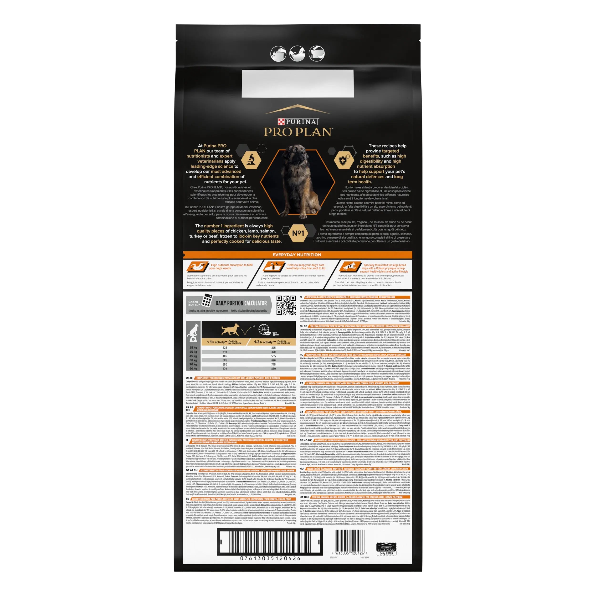 Pro Plan Dog Large Robust Adult Pollo 14 kg al mejor precio -todoastorenimal.com