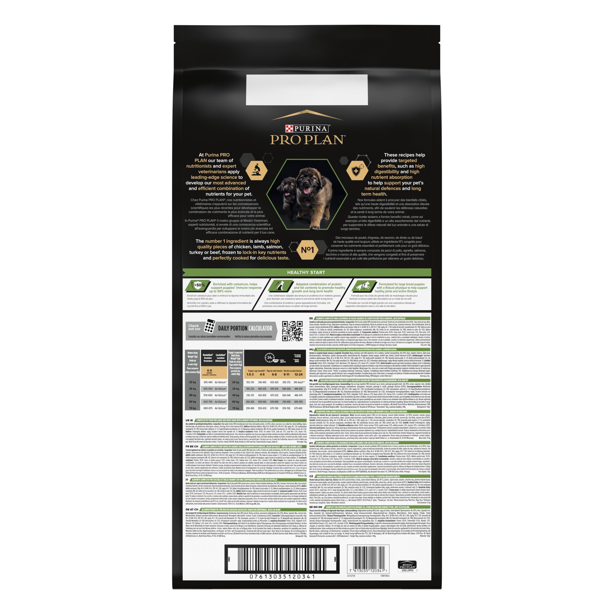 Pro Plan Dog Large Robust Puppy Start Pollo Pienso para Cachorros al mejor precio -todoastorenimal.com