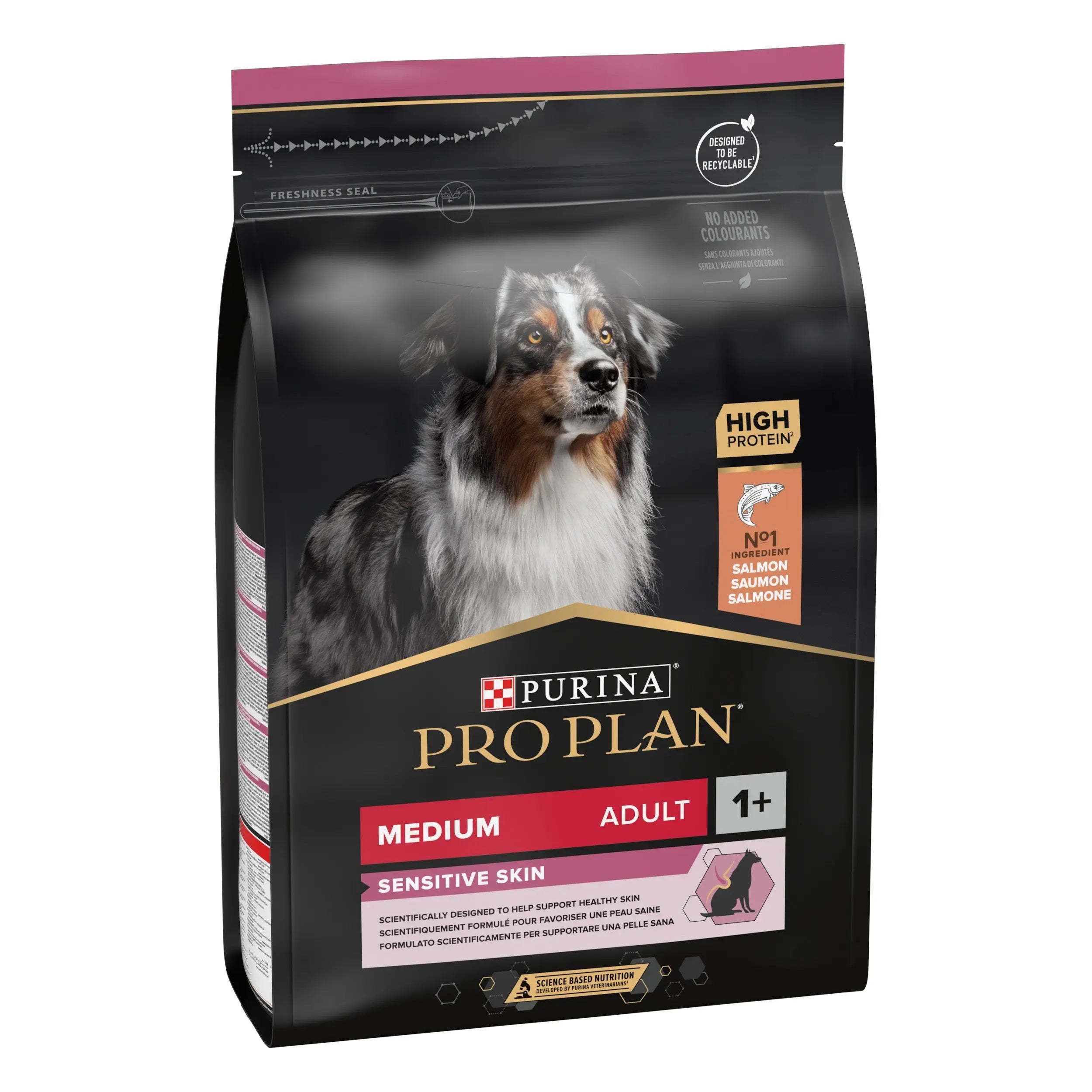 Pro Plan Dog Medium Adult Sensitive Skin Salmón al mejor precio -todoastorenimal.com
