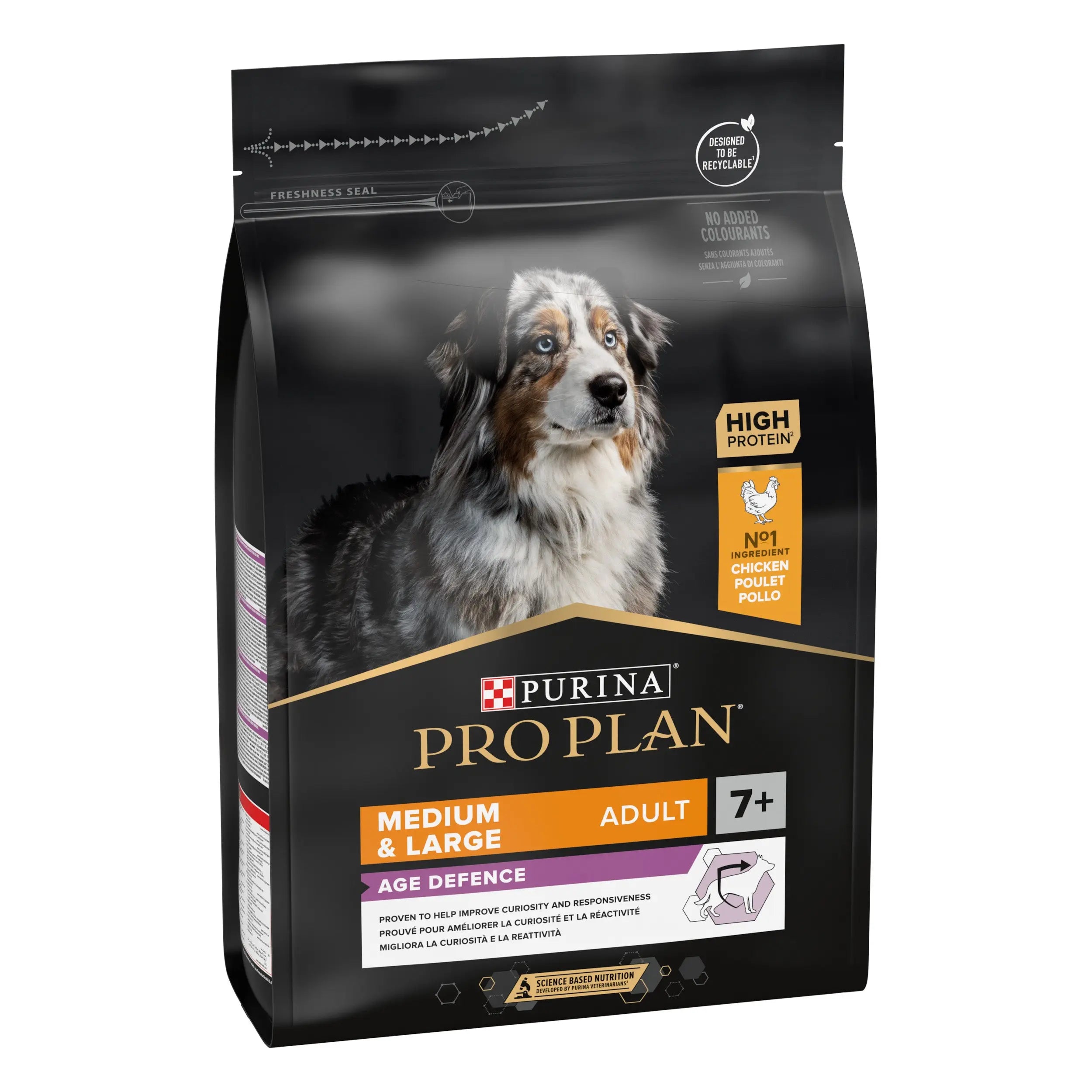 Pro Plan Dog Medium & Large Adult Agedefen 7+ Pollo 3 kg al mejor precio -todoastorenimal.com