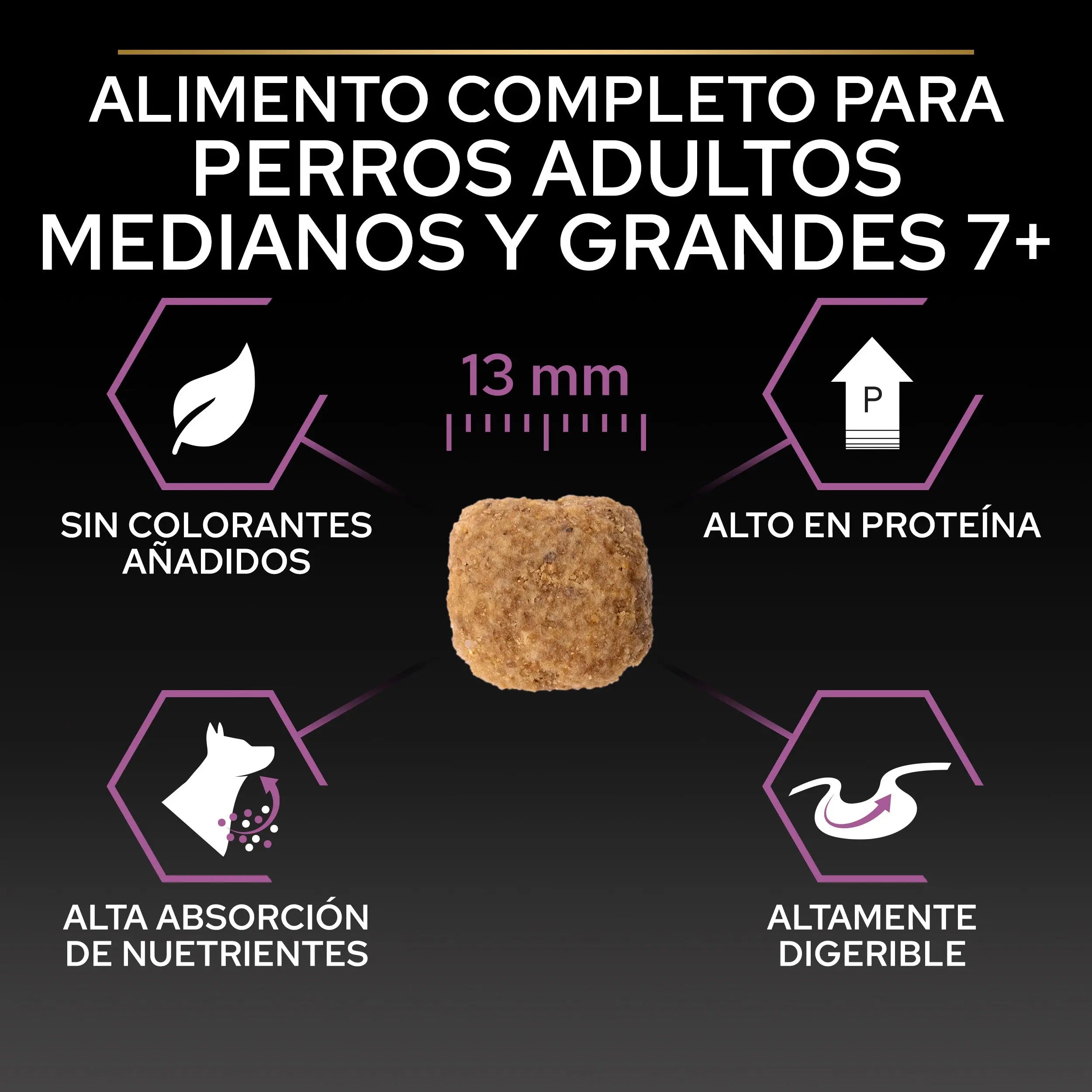 Pro Plan Dog Medium & Large Adult Agedefen 7+ Pollo 3 kg al mejor precio -todoastorenimal.com