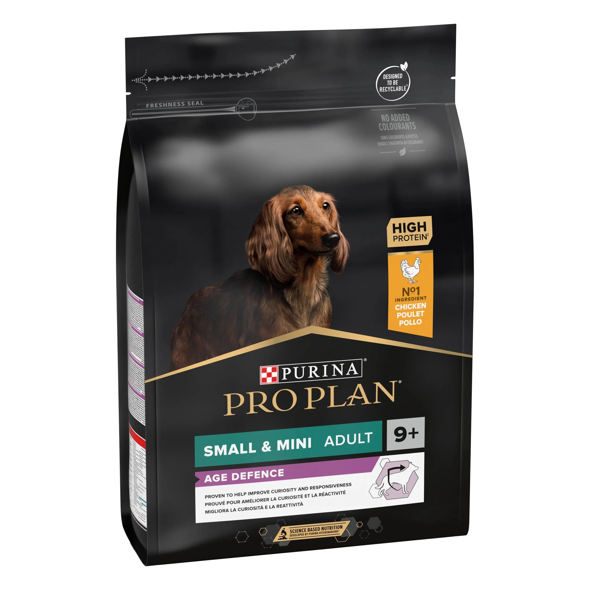 Pro Plan Dog Small & Mini Adult Agedefen 9+ Pollo 3 kg al mejor precio -todoastorenimal.com