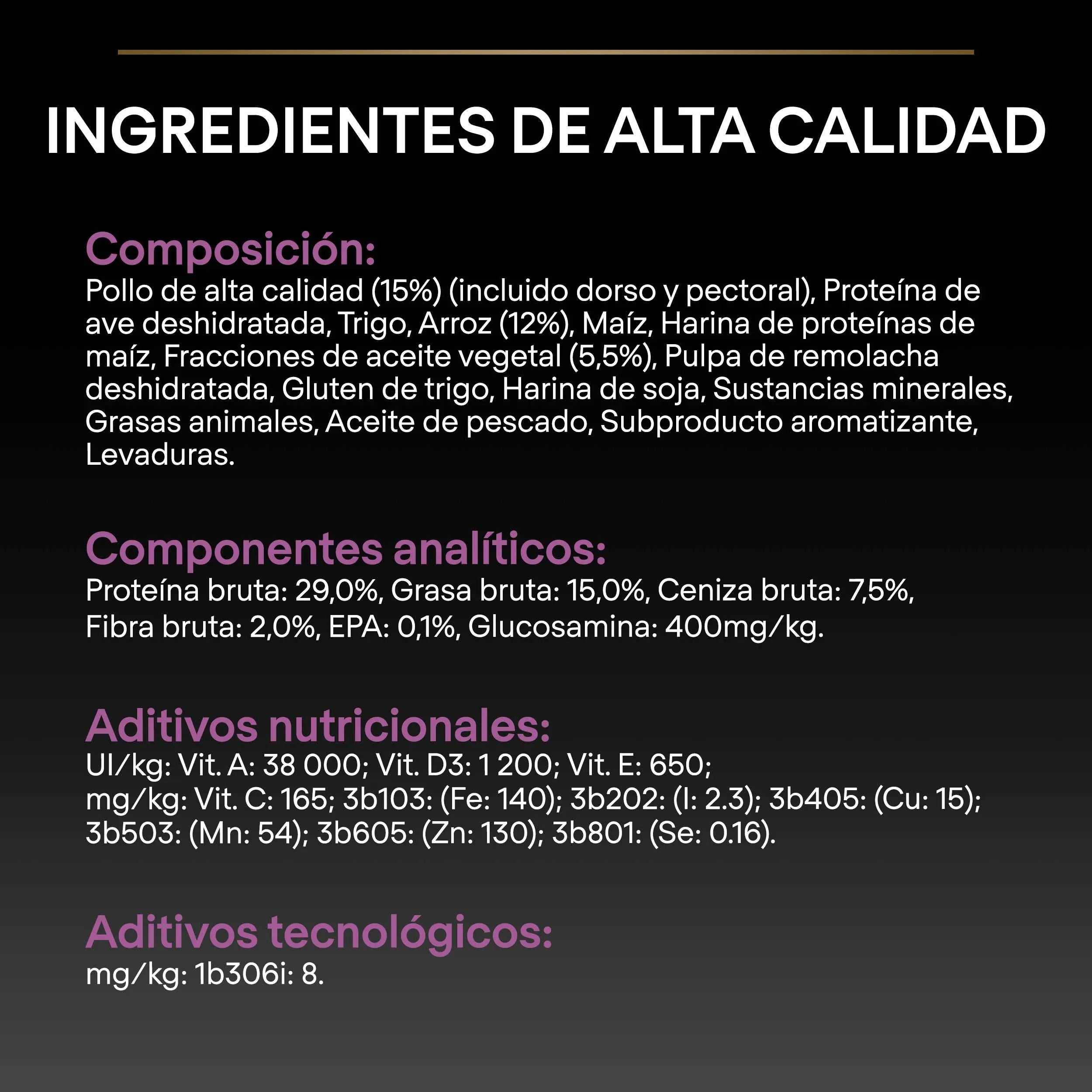Pro Plan Dog Small & Mini Adult Agedefen 9+ Pollo 3 kg al mejor precio -todoastorenimal.com