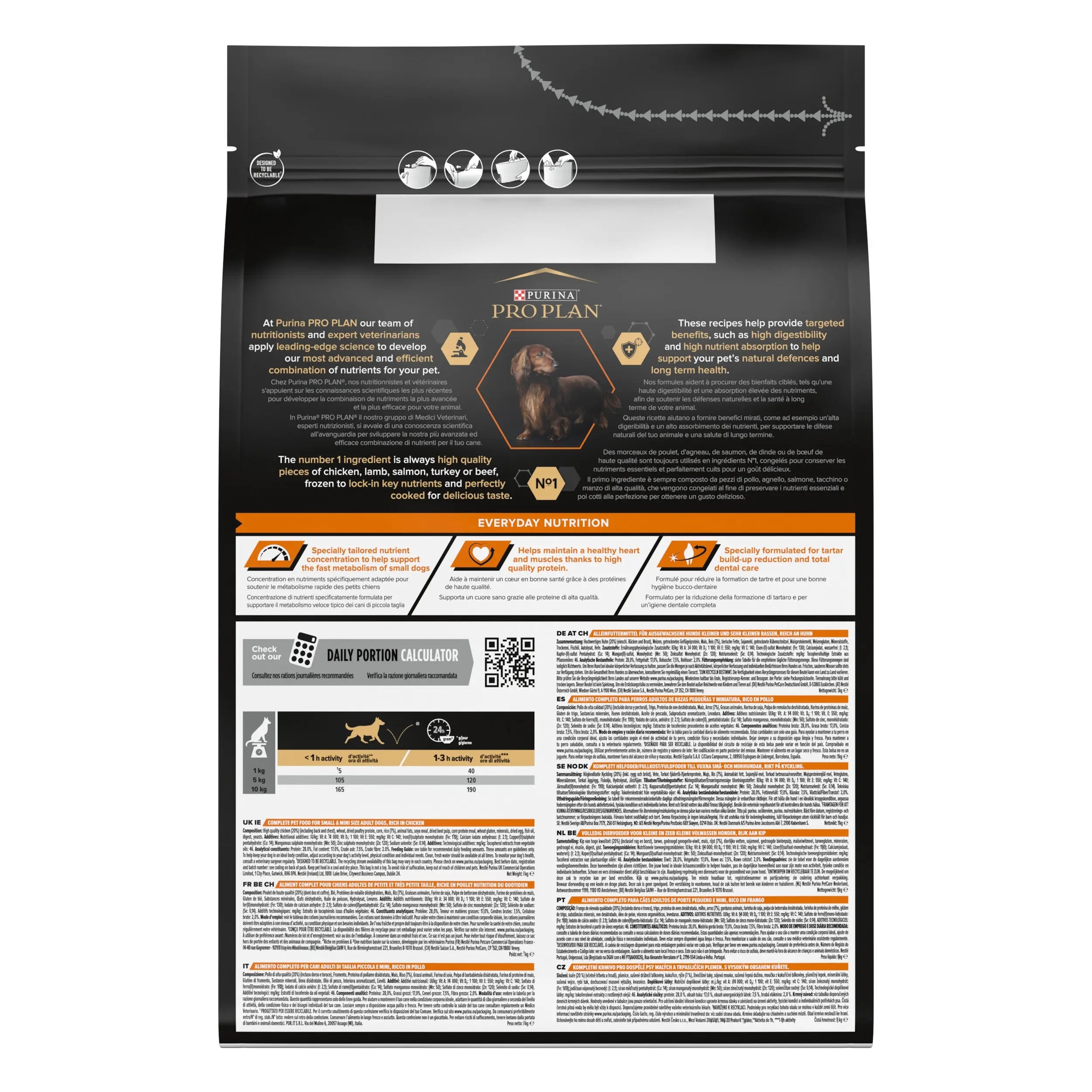 Pro Plan Dog Small & Mini Adult Pollo Pienso para Perros al mejor precio -todoastorenimal.com