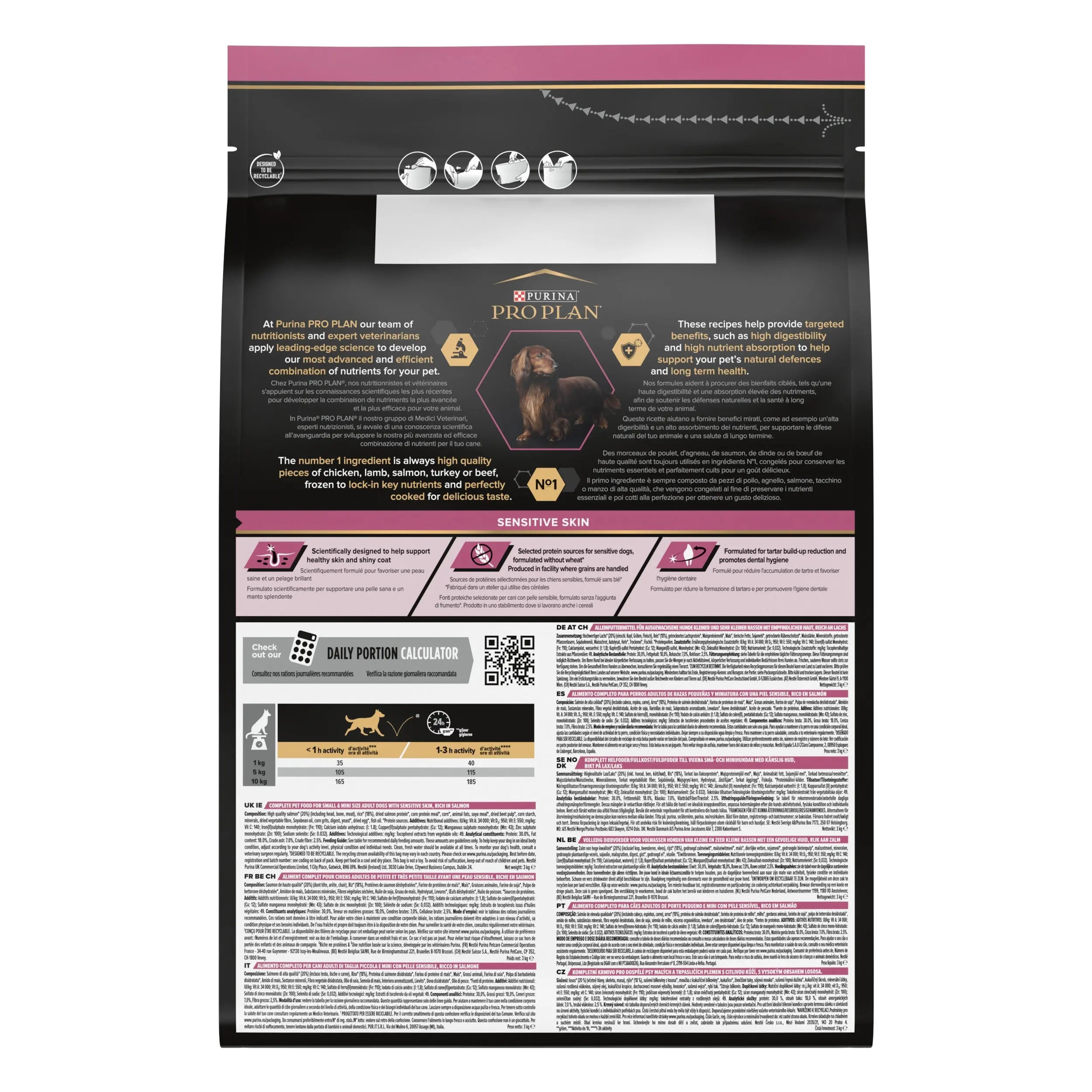 Pro Plan Dog Small & Mini Adult Skin Salmón Pienso para Perros al mejor precio -todoastorenimal.com