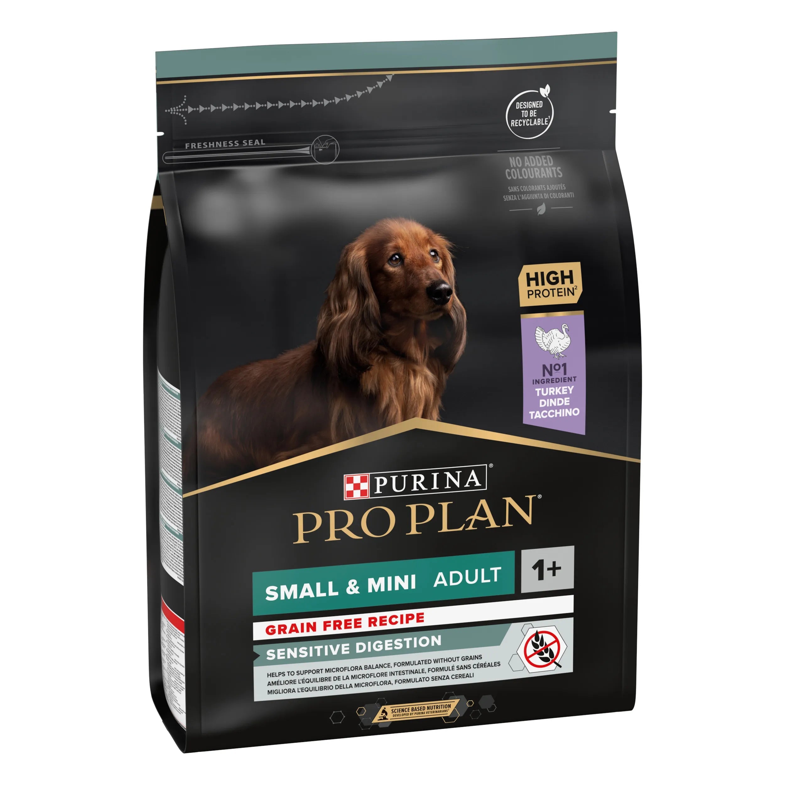 Pro Plan Small & Mini Adult Digest Grain Free Pavo Pienso para Perros al mejor precio -todoastorenimal.com