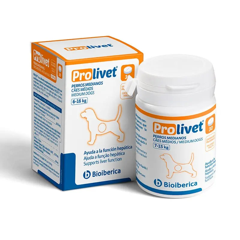 Prolivet Perros Grandes 30 Comprimidos (Hepático) - Precios Más Baratos - Todoanimal