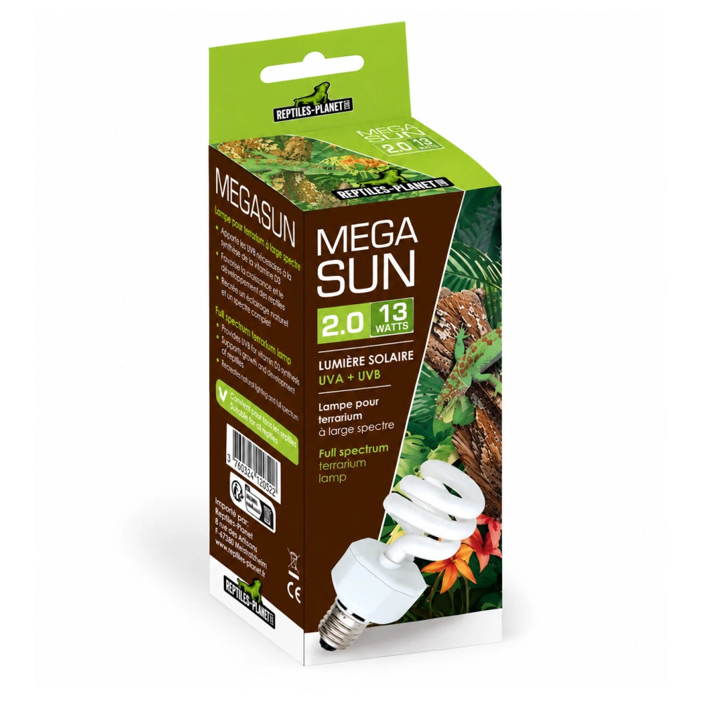 Repti-Planet Lámpara Megasun 2.0 para Reptiles al mejor precio -todoastorenimal.com