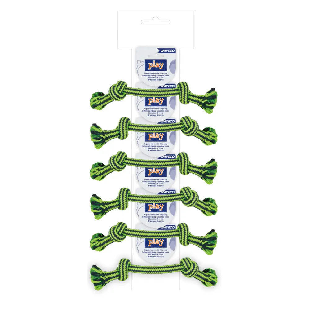 Ristra Cuerda Dental Bicolor 30 cm-105 g Verde al mejor precio -todoastorenimal.com