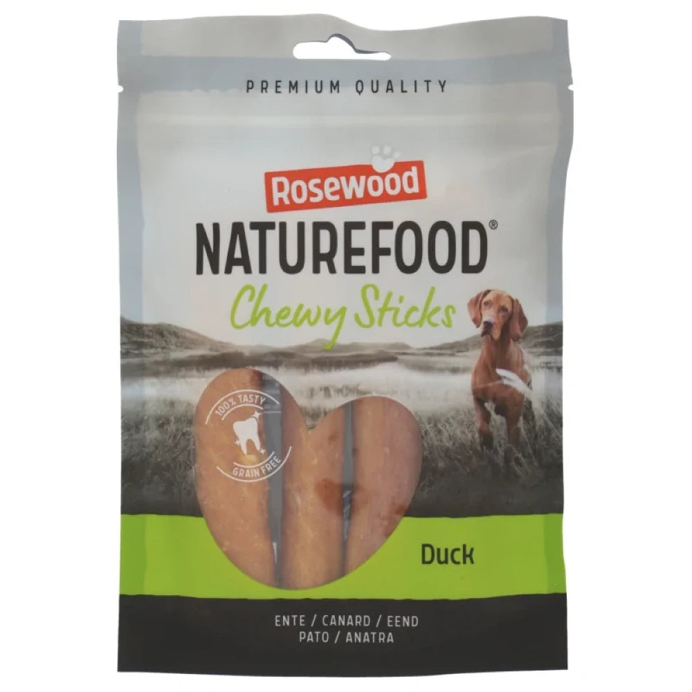 Rosewood Chewy Sticks Pato Snack para Perros Pequeños 100g al mejor precio -todoastorenimal.com