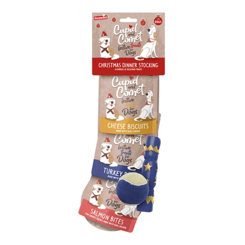 Rosewood Christmas Dinner Stocking Snack Blando de Navidad para Perros al mejor precio -todoastorenimal.com