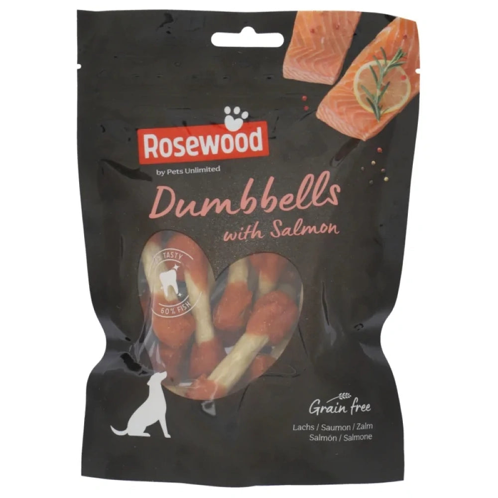 Rosewood Salmon Dumbbells Snack para Perros 400g al mejor precio -todoastorenimal.com