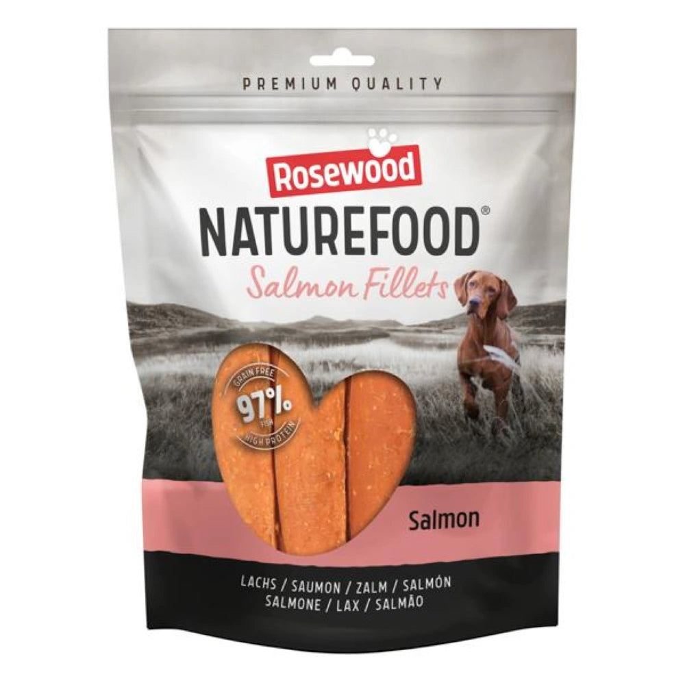 Rosewood Salmon Fillet Strips Snack Blando para Perros Grandes 400g al mejor precio -todoastorenimal.com
