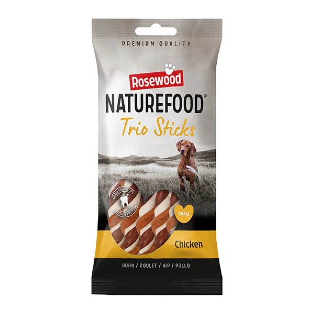 Rosewood Trio Sticks Chicken Snack para Perros al mejor precio -todoastorenimal.com