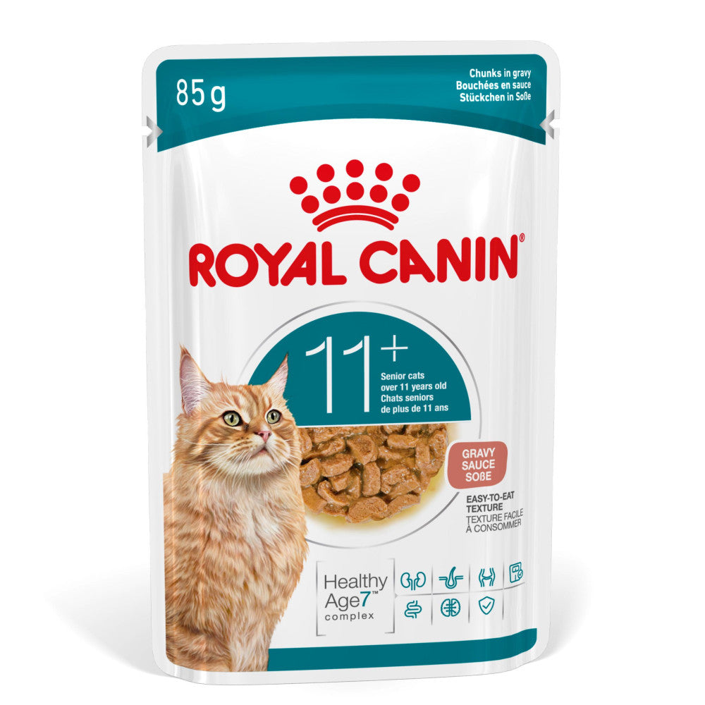 Royal Canin Ageing 11+ Comida Húmeda en Salsa para Gatos 85 g al mejor precio -todoastorenimal.com
