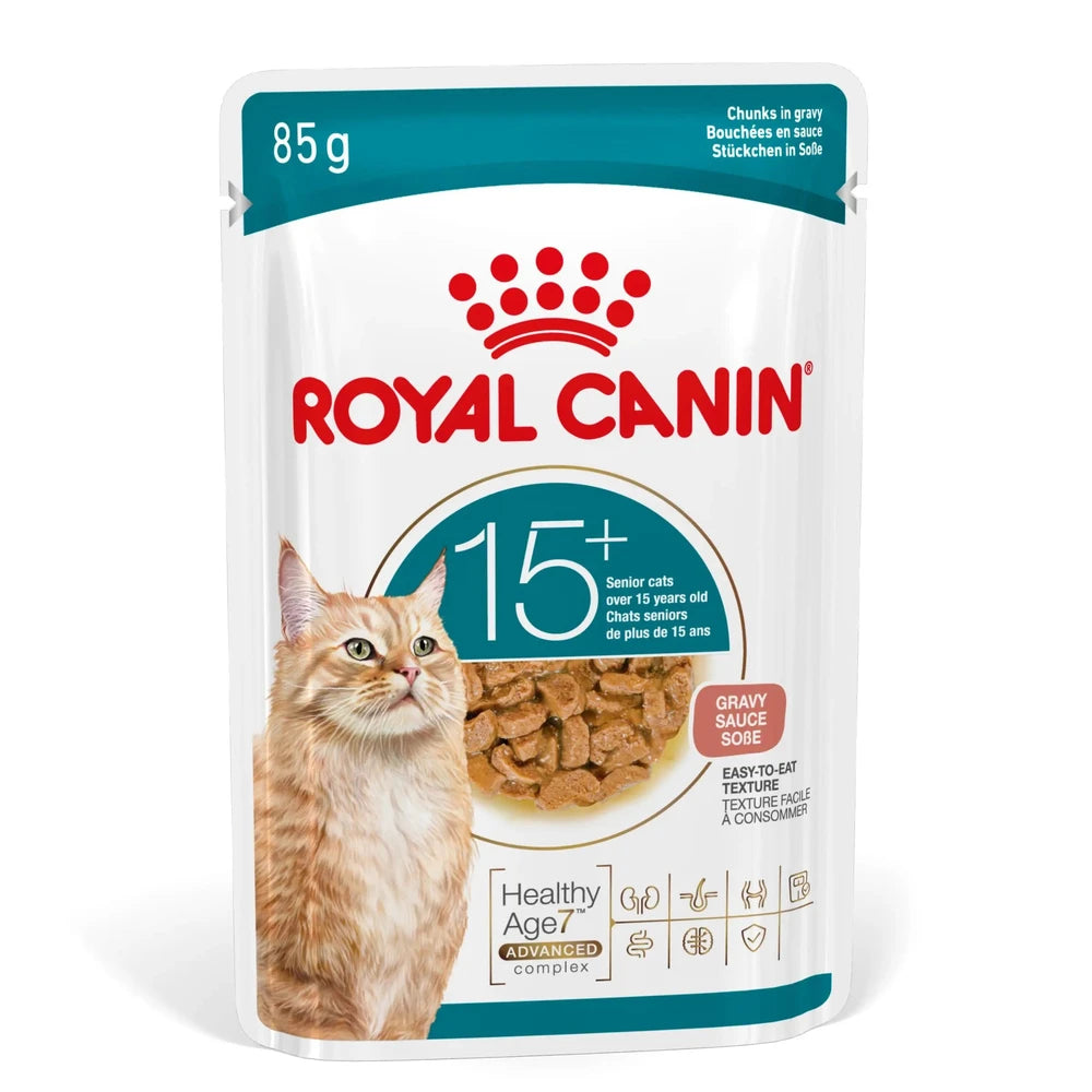 Royal Canin Ageing 15+ Comida Húmeda en Salsa para Gatos 85 g al mejor precio -todoastorenimal.com