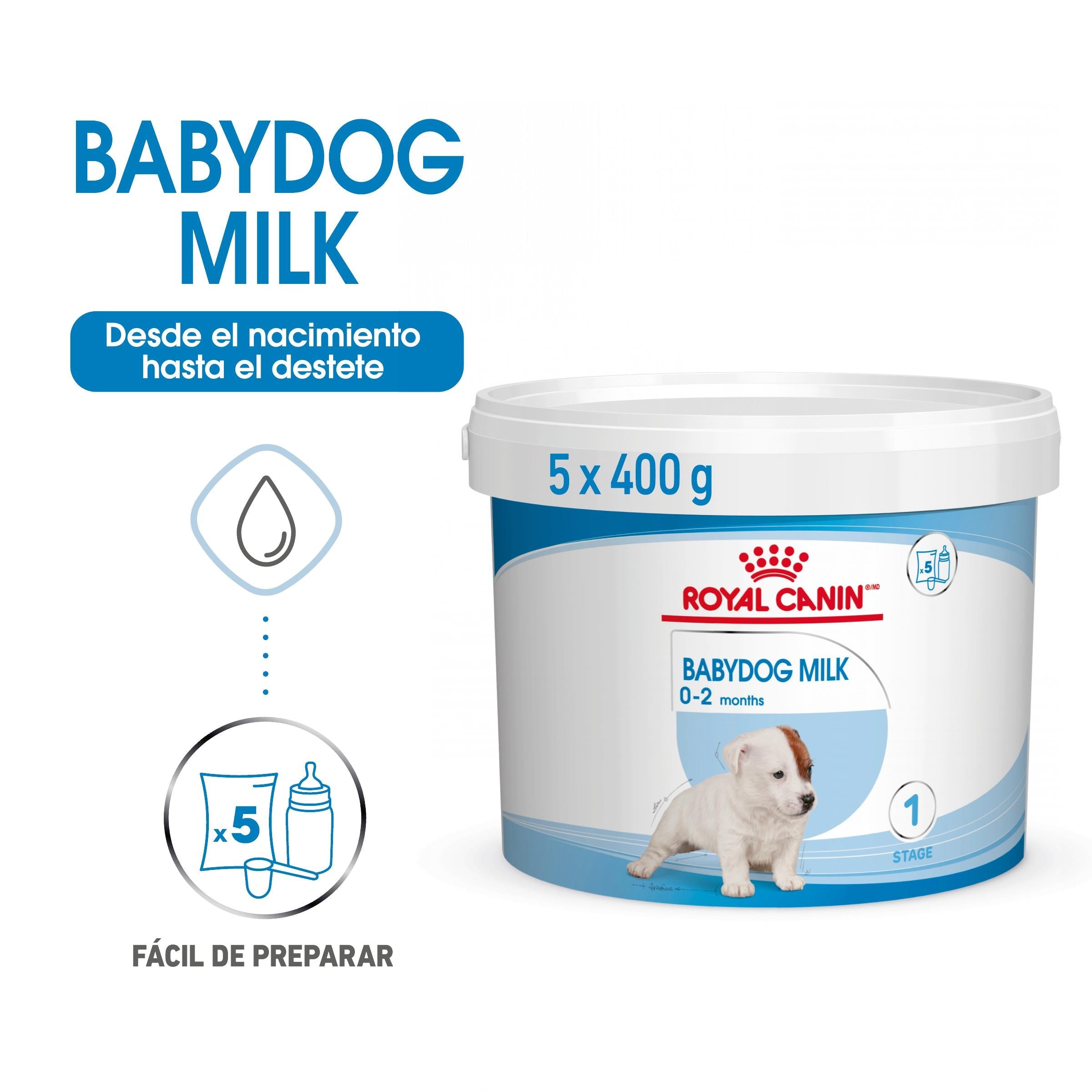 Royal Canin Babydog Milk Leche en Polvo para Cachorros al mejor precio -todoastorenimal.com