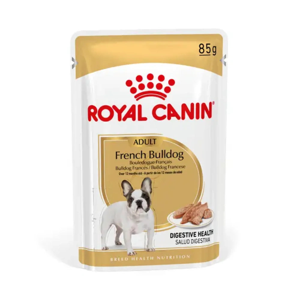 Royal Canin Bulldog Francés Adult Comida Húmeda para Perros 85g al mejor precio -todoastorenimal.com