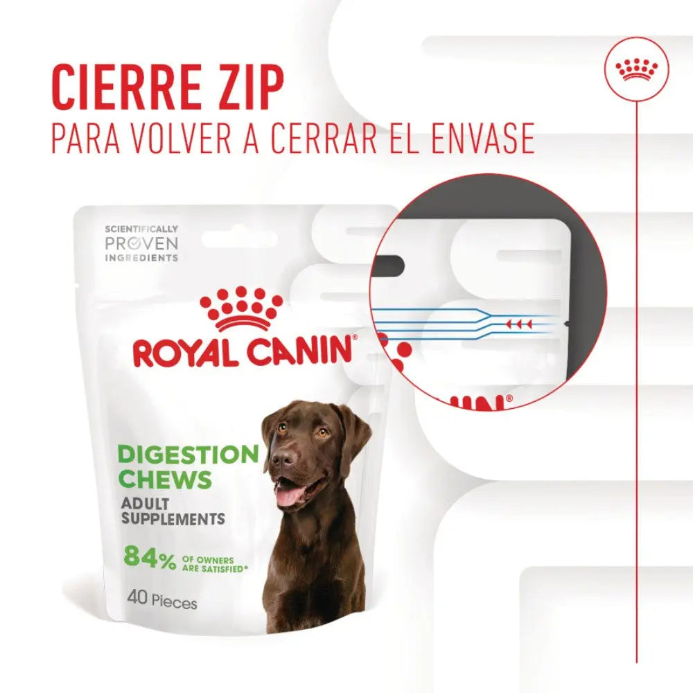 Royal Canin Digestive Support Chews 160 g Suplemento para Perros Adultos al mejor precio -todoastorenimal.com
