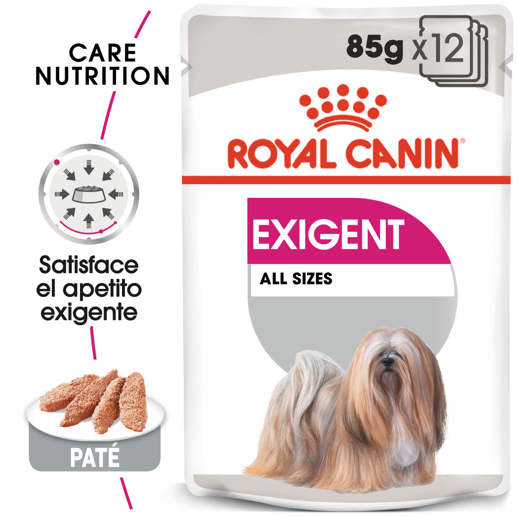 Royal Canin Exigent Care Paté 85 g Alimento Húmedo para Perros al mejor precio -todoastorenimal.com