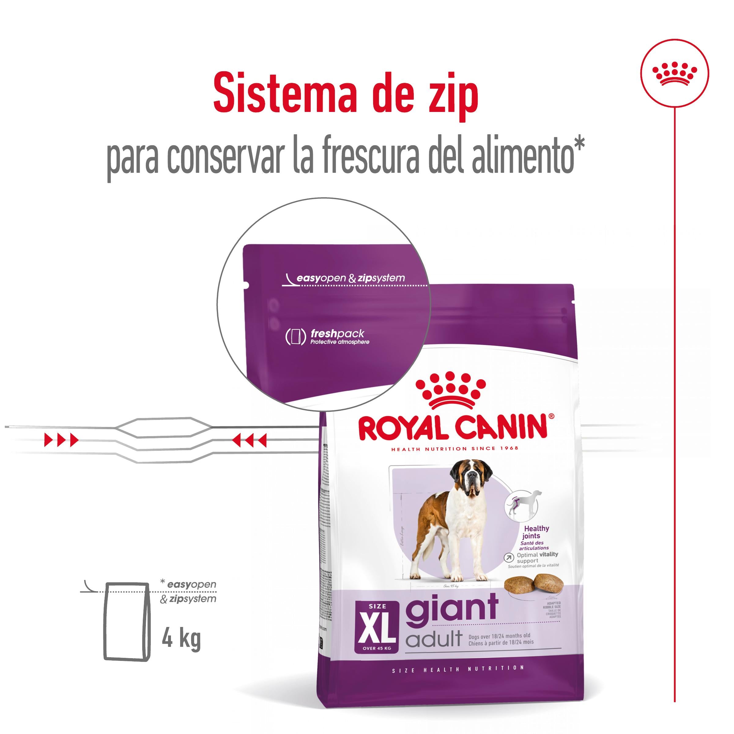 Royal Canin Giant Adult 15 kg Pienso para Perros al mejor precio -todoastorenimal.com