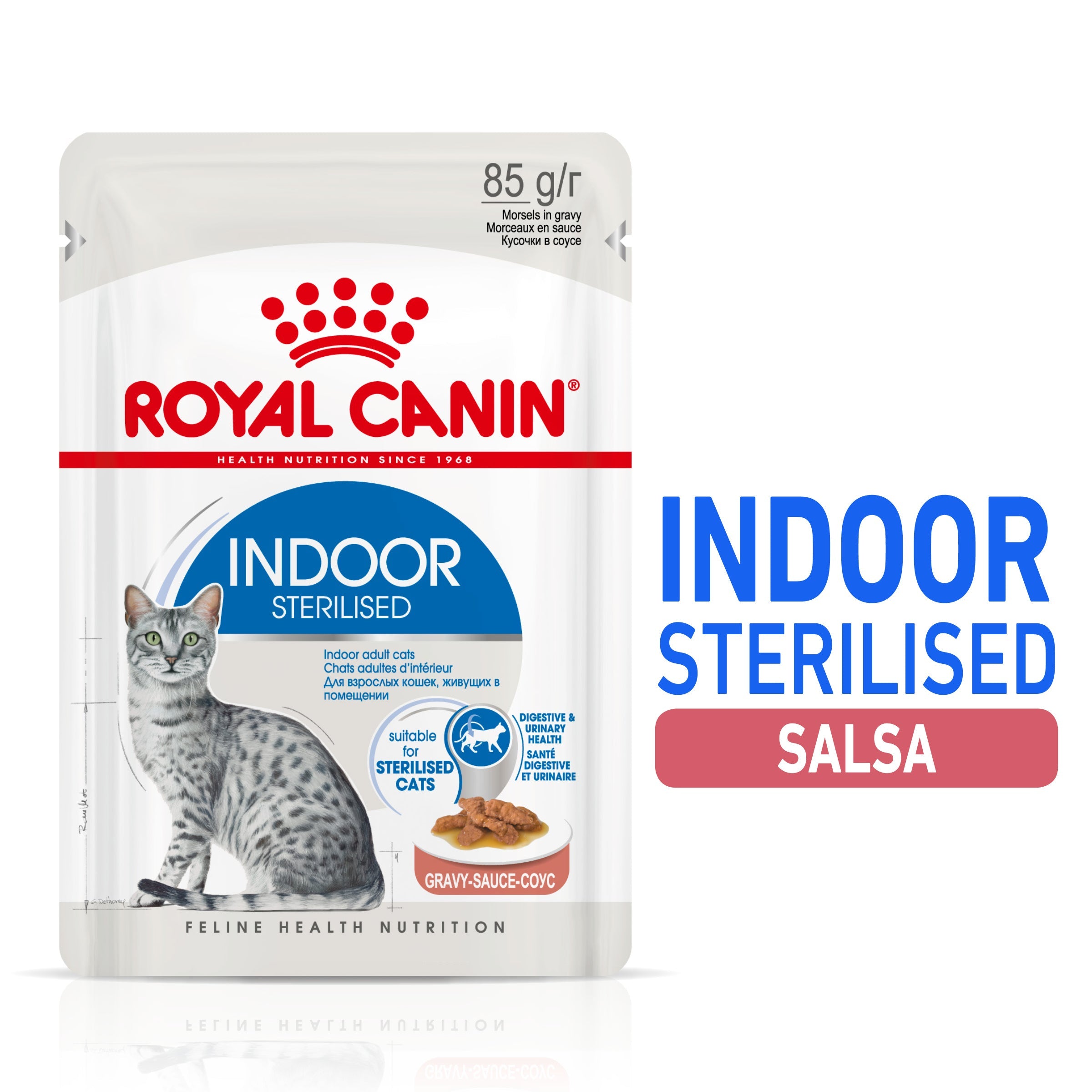 Royal Canin Indoor Sterilized 85 g Comida Húmeda en Salsa para Gatos al mejor precio -todoastorenimal.com