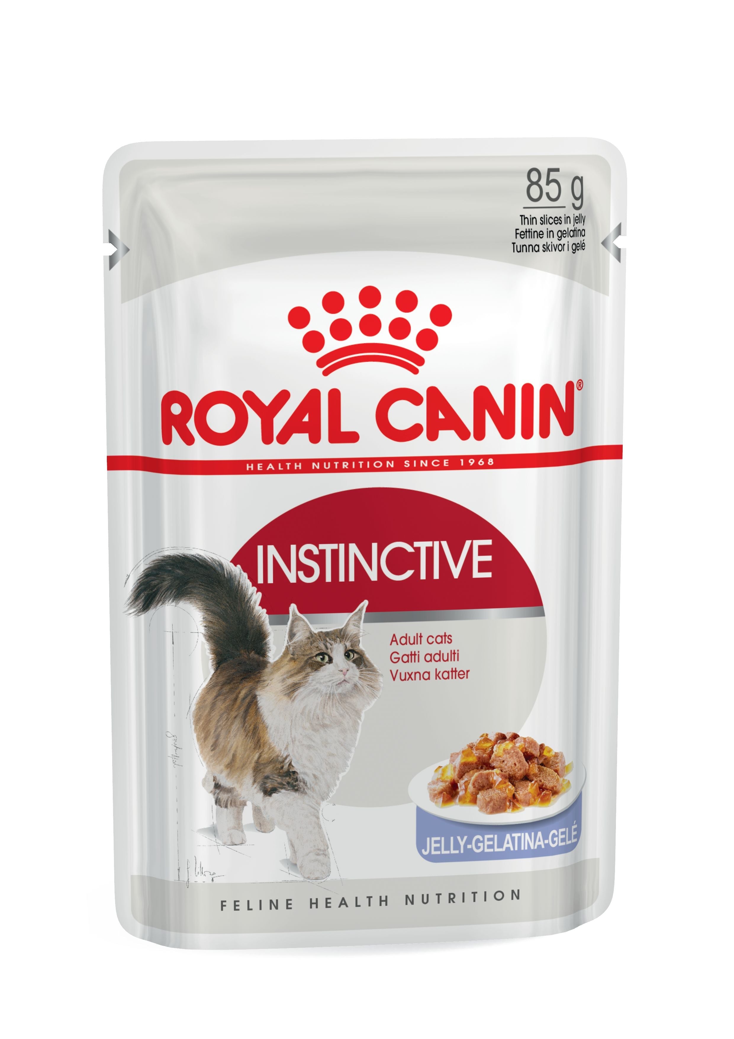 Royal Canin Instinctive Adulto 85 g Húmedo | Paté, Gelatina o Salsa al mejor precio -todoastorenimal.com