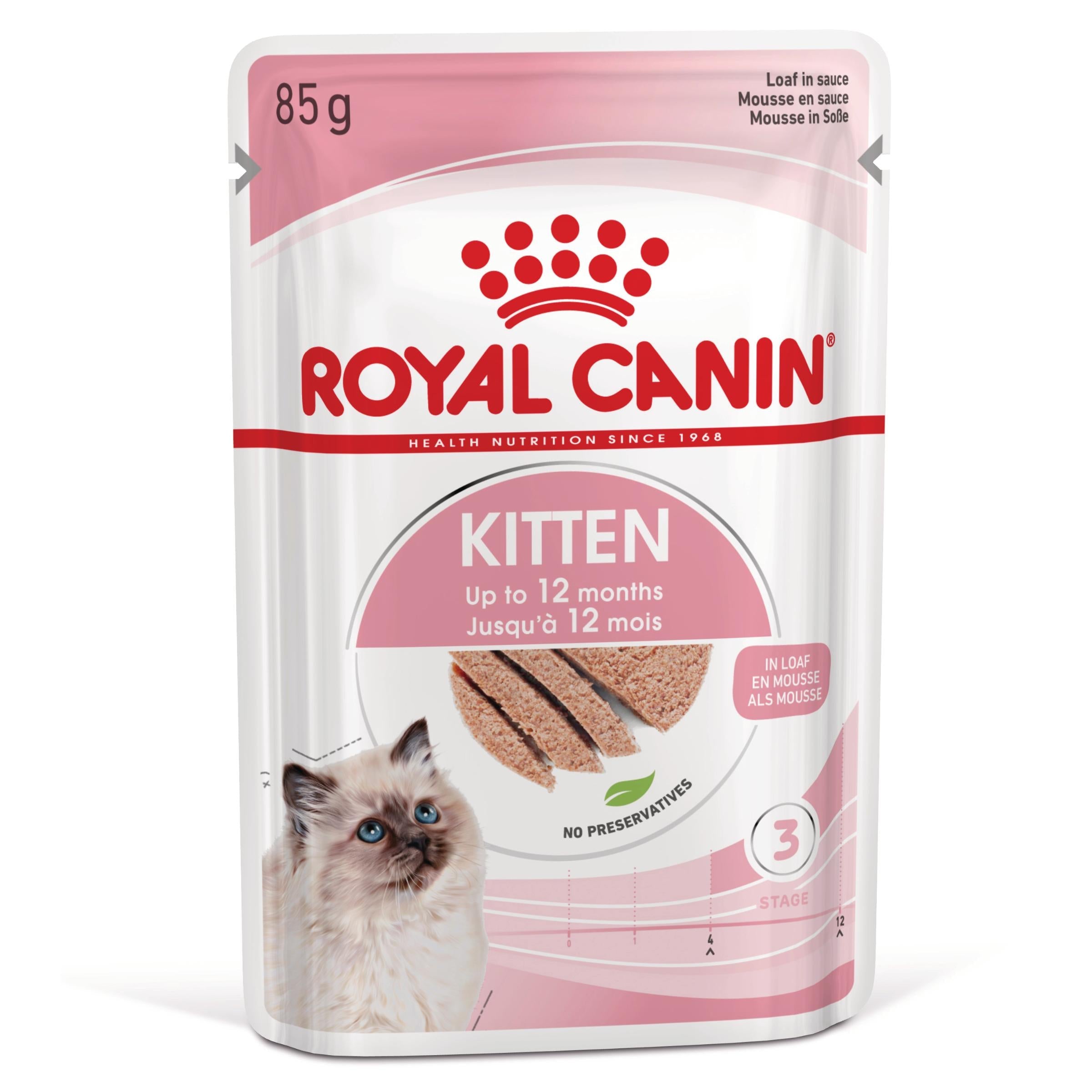 Royal Canin Kitten Húmedo 85 g para Gatos | Salsa, Gelatina o Paté al mejor precio -todoastorenimal.com