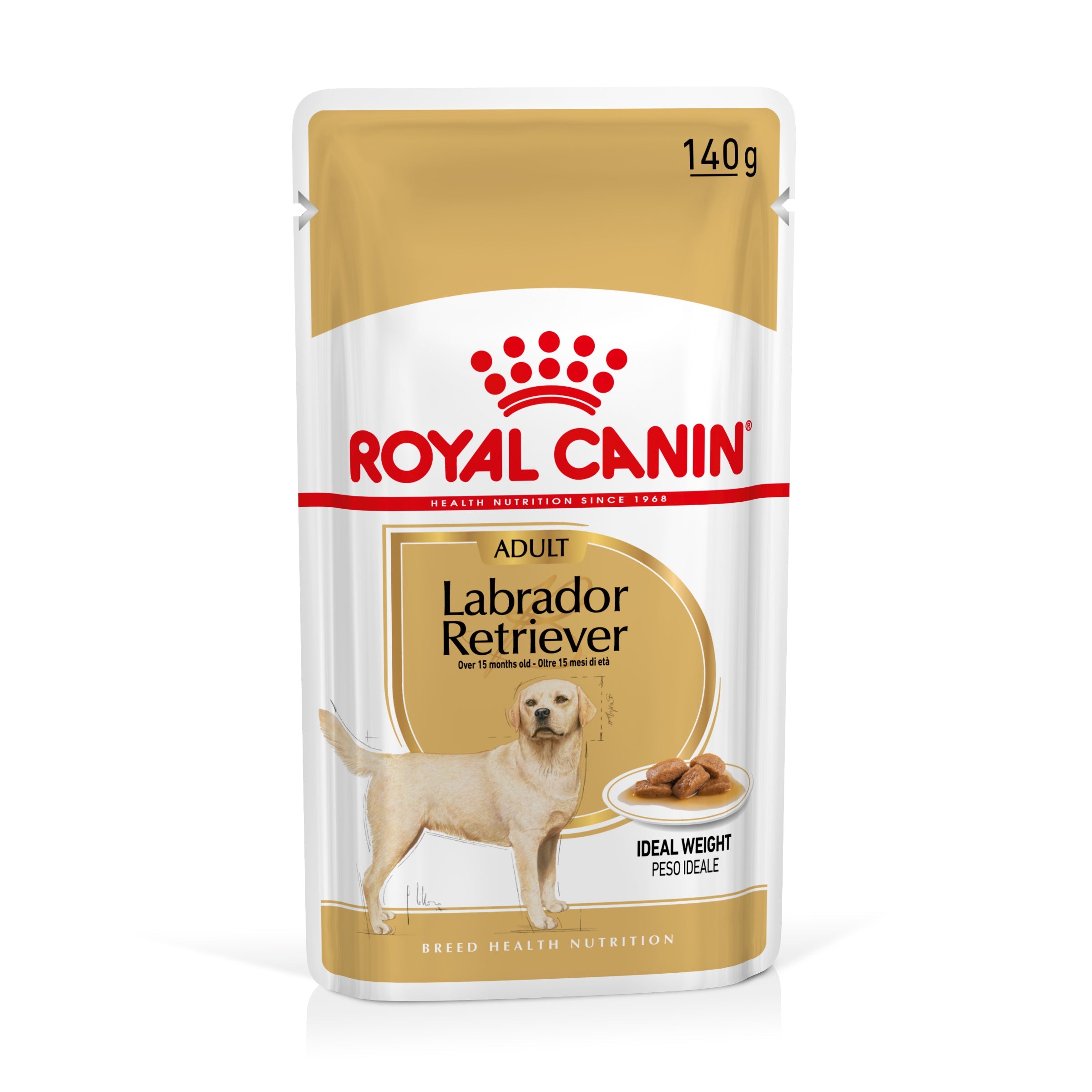 Royal Canin Labrador Paté Adulto 140 g Comida Húmeda para Perros al mejor precio -todoastorenimal.com