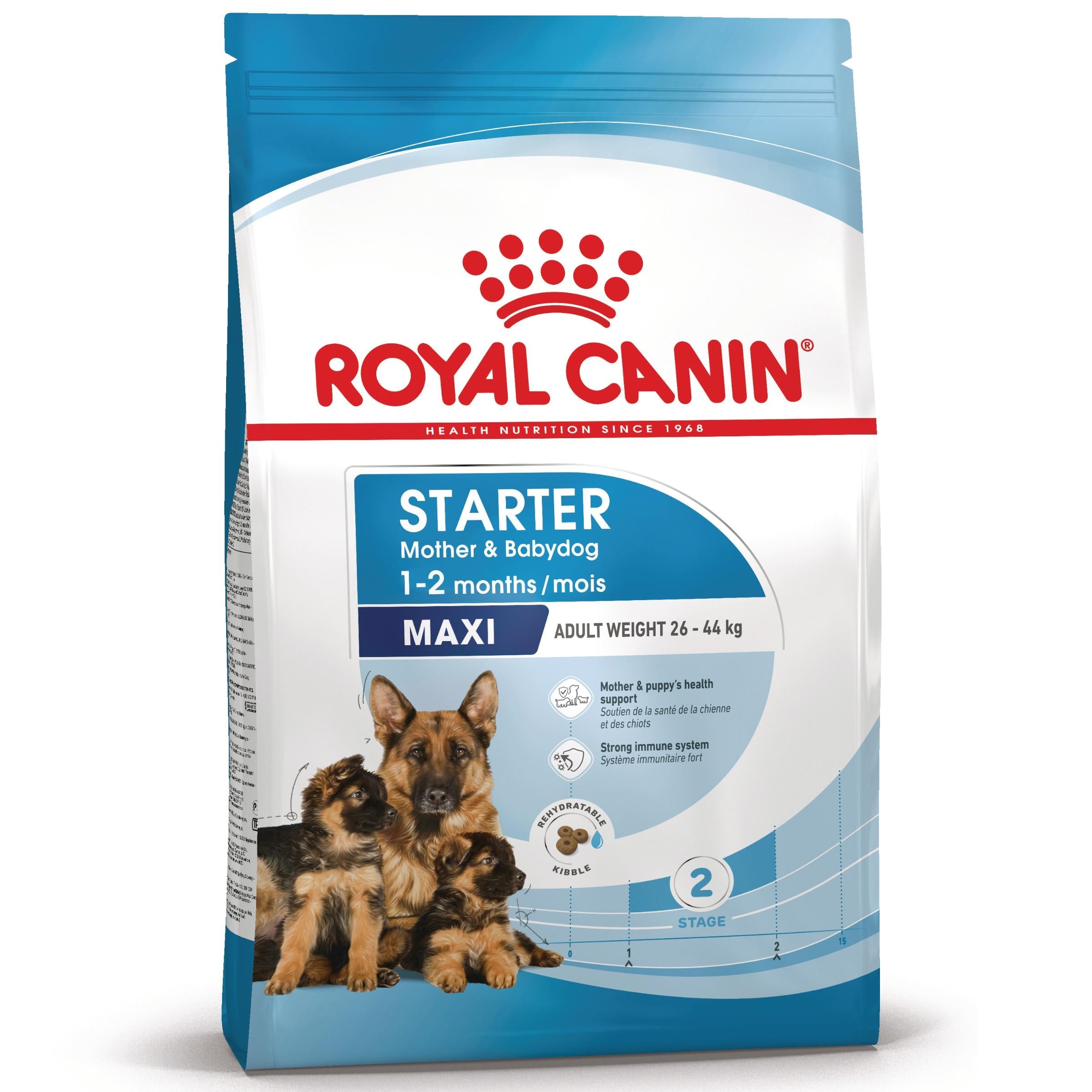 Royal Canin Maxi Starter Mother & Babydog Pienso para Cachorros y Madres Lactantes al mejor precio -todoastorenimal.com