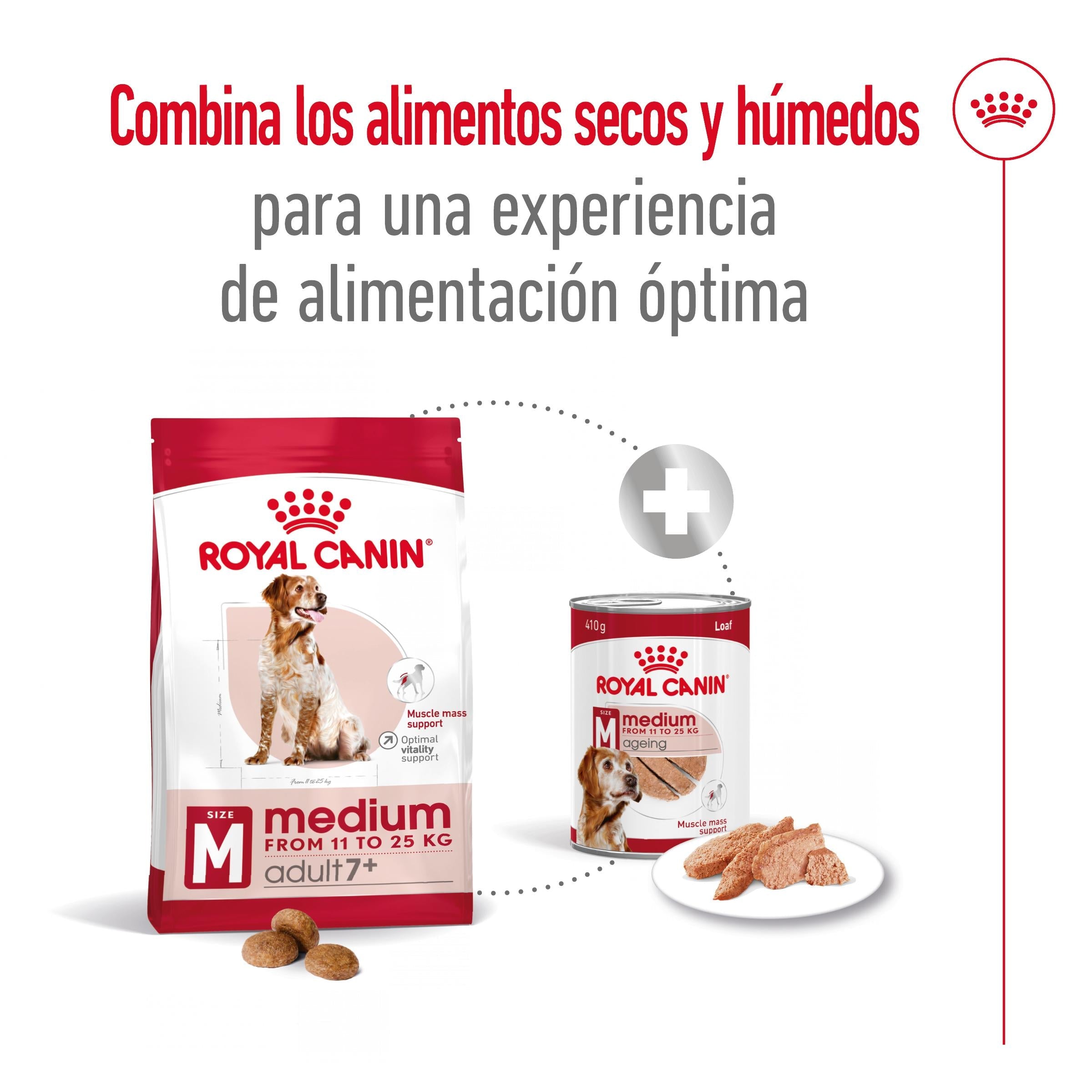 Royal Canin Medium Adult 7+ Pienso para Perros al mejor precio -todoastorenimal.com