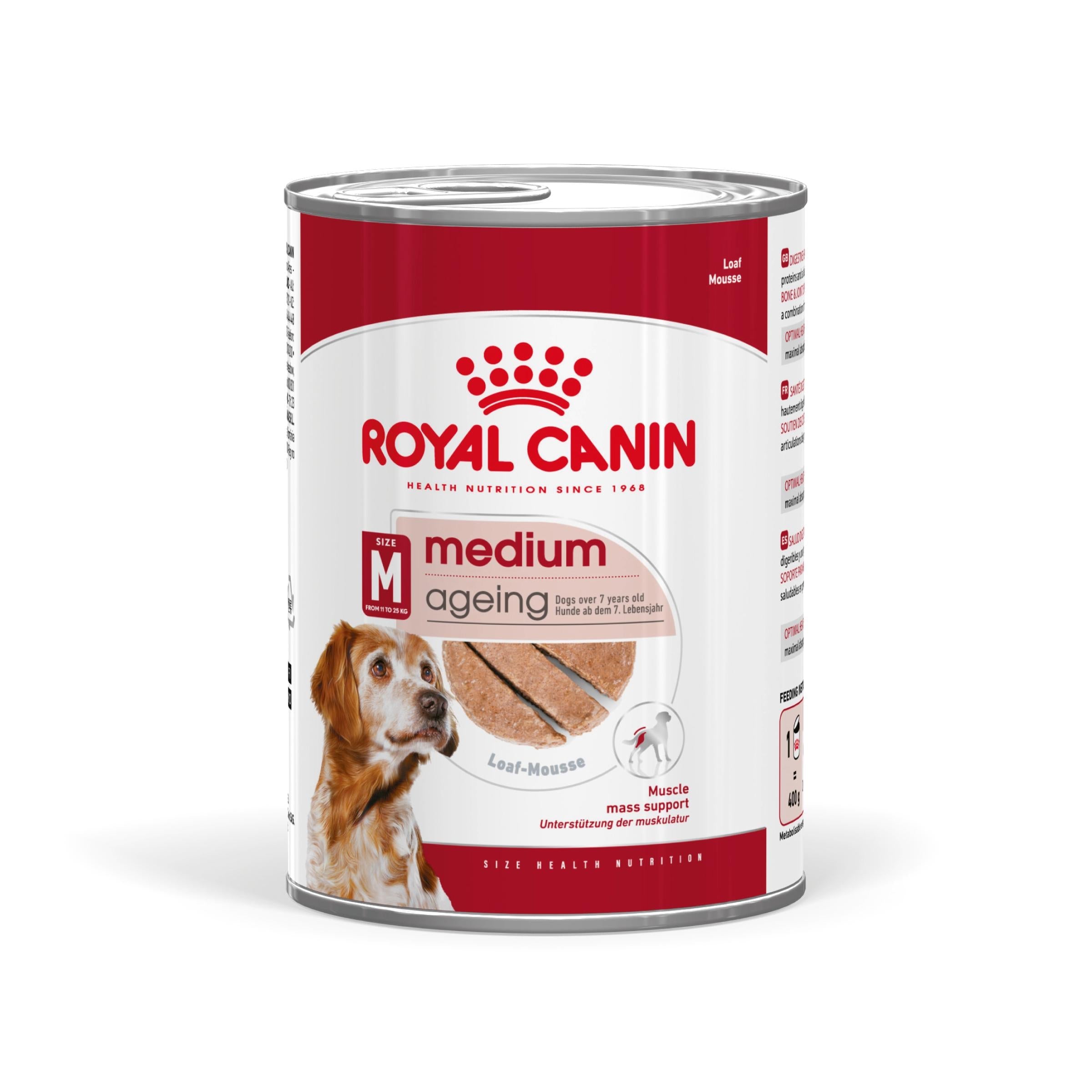 Royal Canin Medium Ageing Lata 410 g Paté Húmedo para Perros al mejor precio -todoastorenimal.com