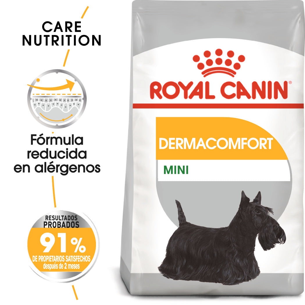 Royal Canin Mini Dermacomfort Care Pienso para Perros al mejor precio -todoastorenimal.com