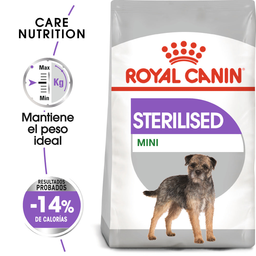 Royal Canin Mini Sterilized Care Pienso para Perros Esterilizados al mejor precio -todoastorenimal.com