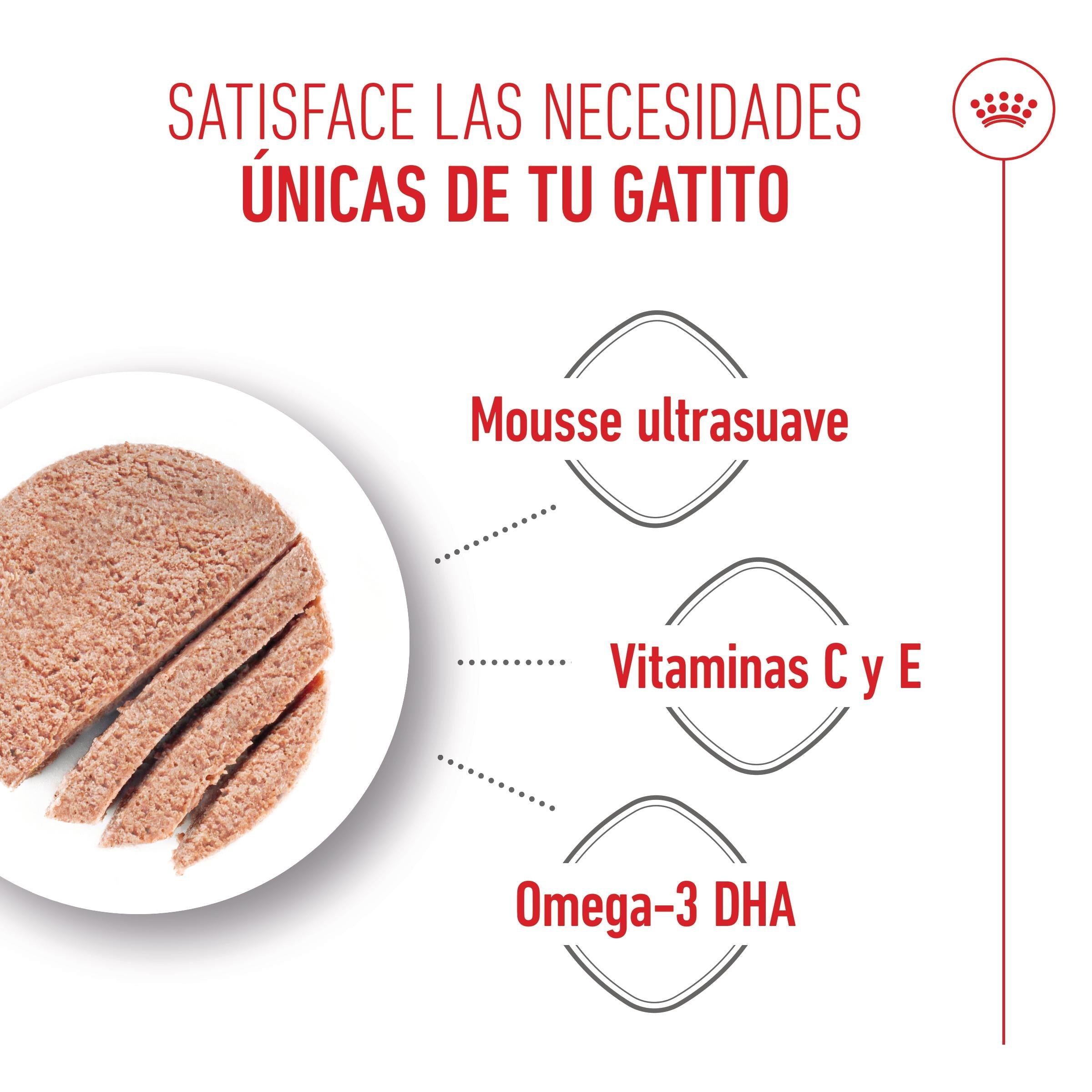 Royal Canin Mother & Babycat 195 g Lata Mousse para Gatitos y Gatas Embarazadas o en Lactancia al mejor precio -todoastorenimal.com