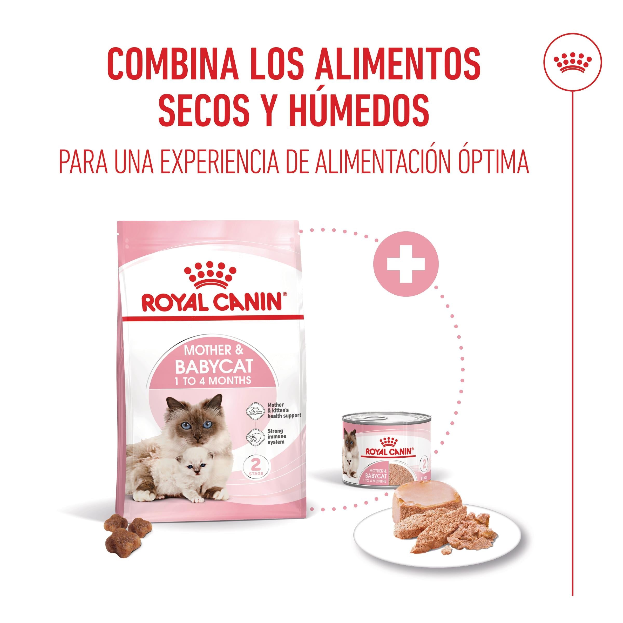 Royal Canin Mother & Babycat 195 g Lata Mousse para Gatitos y Gatas Embarazadas o en Lactancia al mejor precio -todoastorenimal.com
