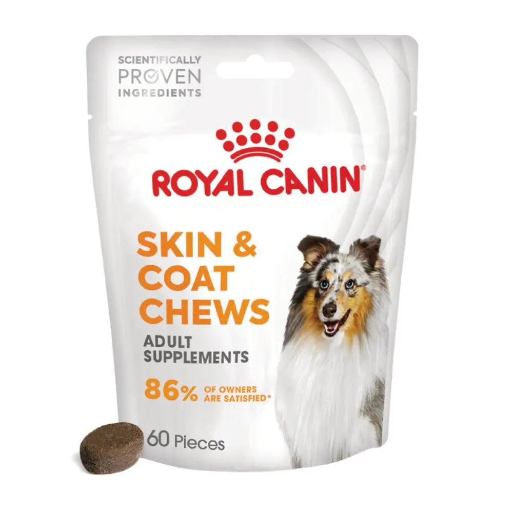 Royal Canin Skin & Coat Chews 240 g Suplemento para Perros Adultos al mejor precio -todoastorenimal.com