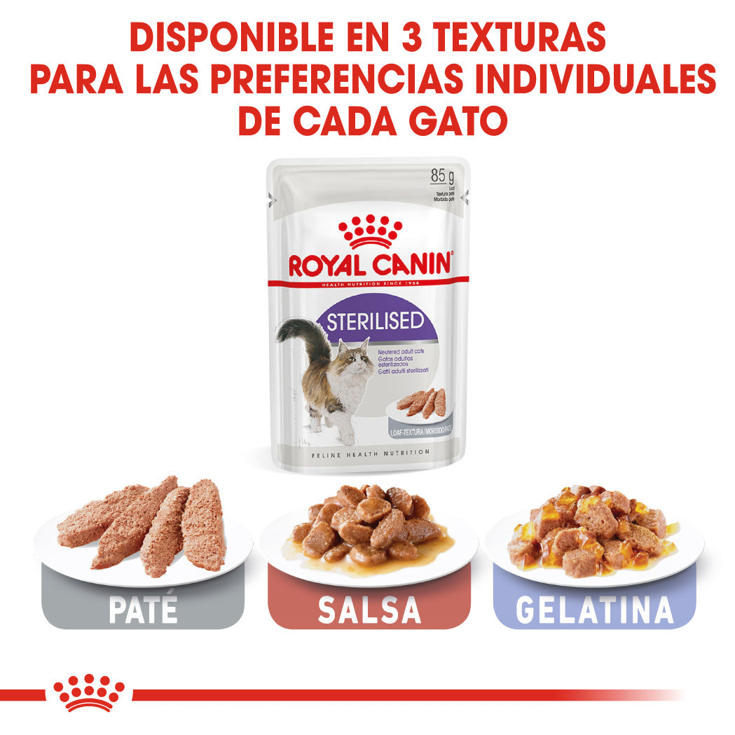 Royal Canin Sterilized Paté 85 g Comida Húmeda para Gatos al mejor precio -todoastorenimal.com