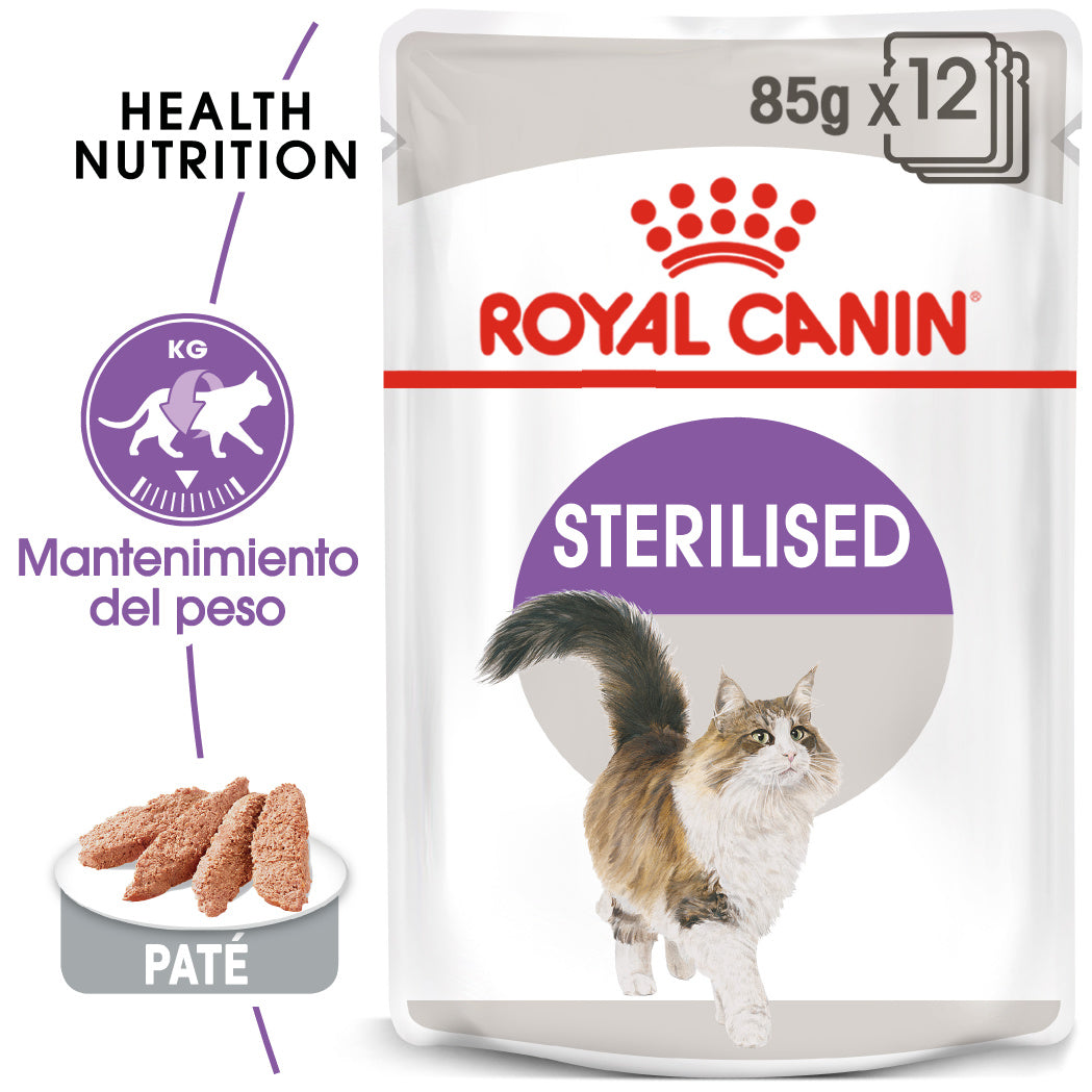 Royal Canin Sterilized Paté 85 g Comida Húmeda para Gatos al mejor precio -todoastorenimal.com