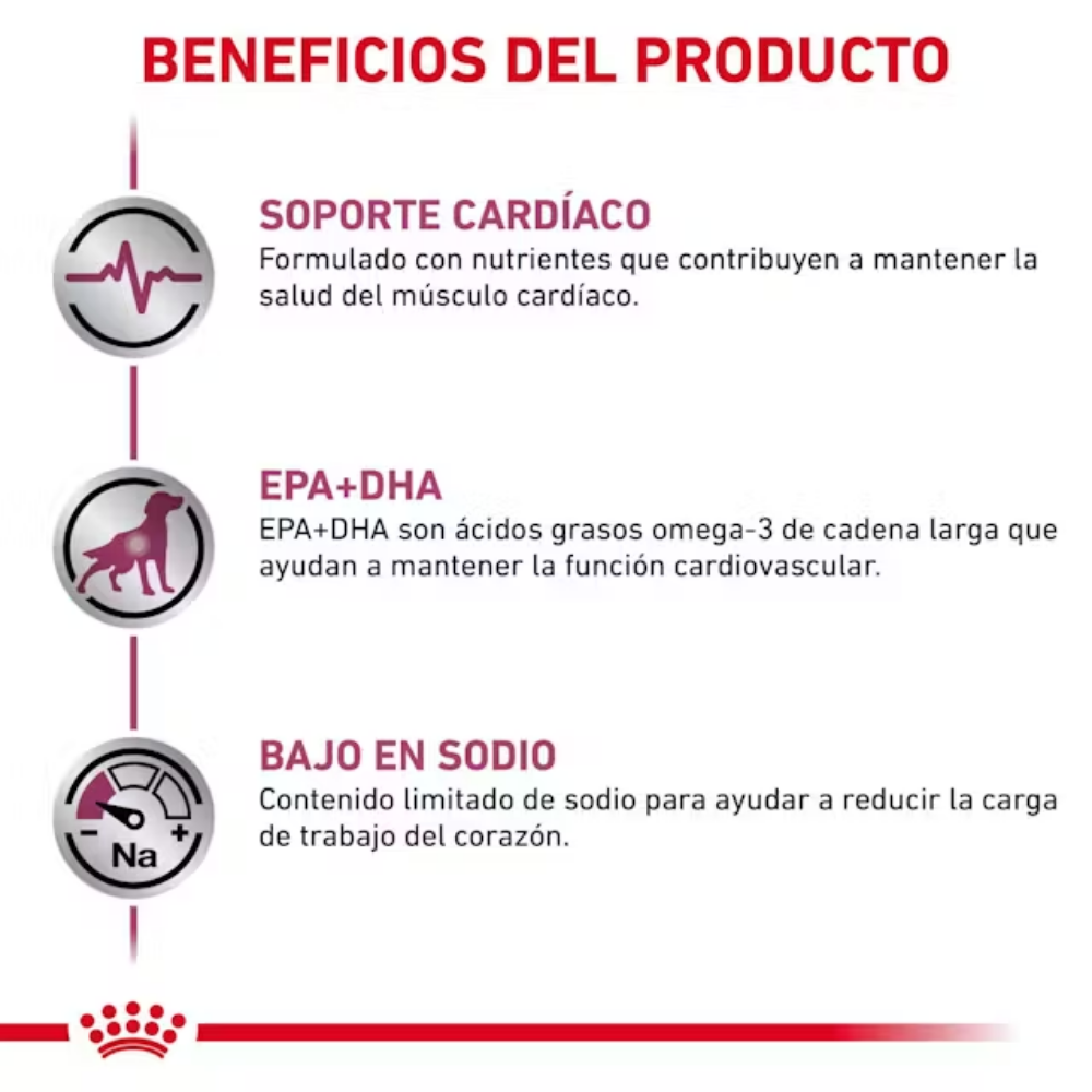 Royal Canin Veterinary Cardiac Ec26 7.5 kg Perro al mejor precio -todoastorenimal.com