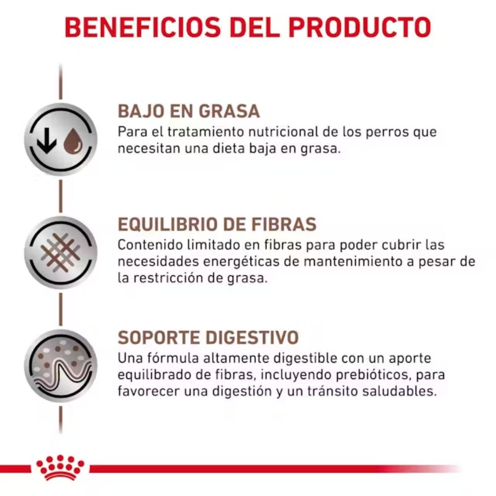 Royal Canin Veterinary Gastrointestinal Low Fat Small Dog Pienso para Perros al mejor precio -todoastorenimal.com