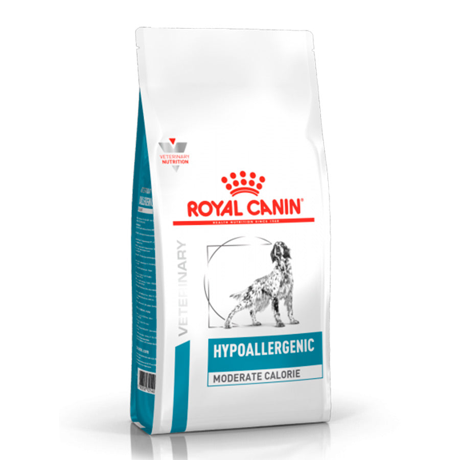 Royal Canin Veterinary Hypoallergenic Moderate Calorie al mejor precio -todoastorenimal.com