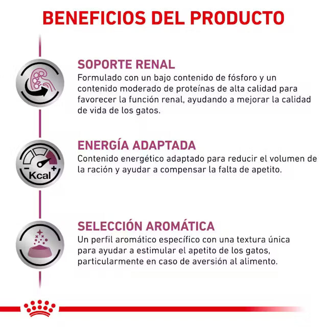 Royal Canin Veterinary Renal Paté en Sobre 85 g Comida Húmeda para Gatos al mejor precio -todoastorenimal.com